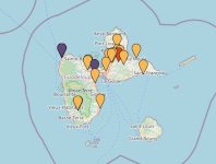 Carte Guadeloupe 2025