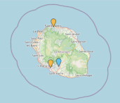 Carte La Réunion 2023