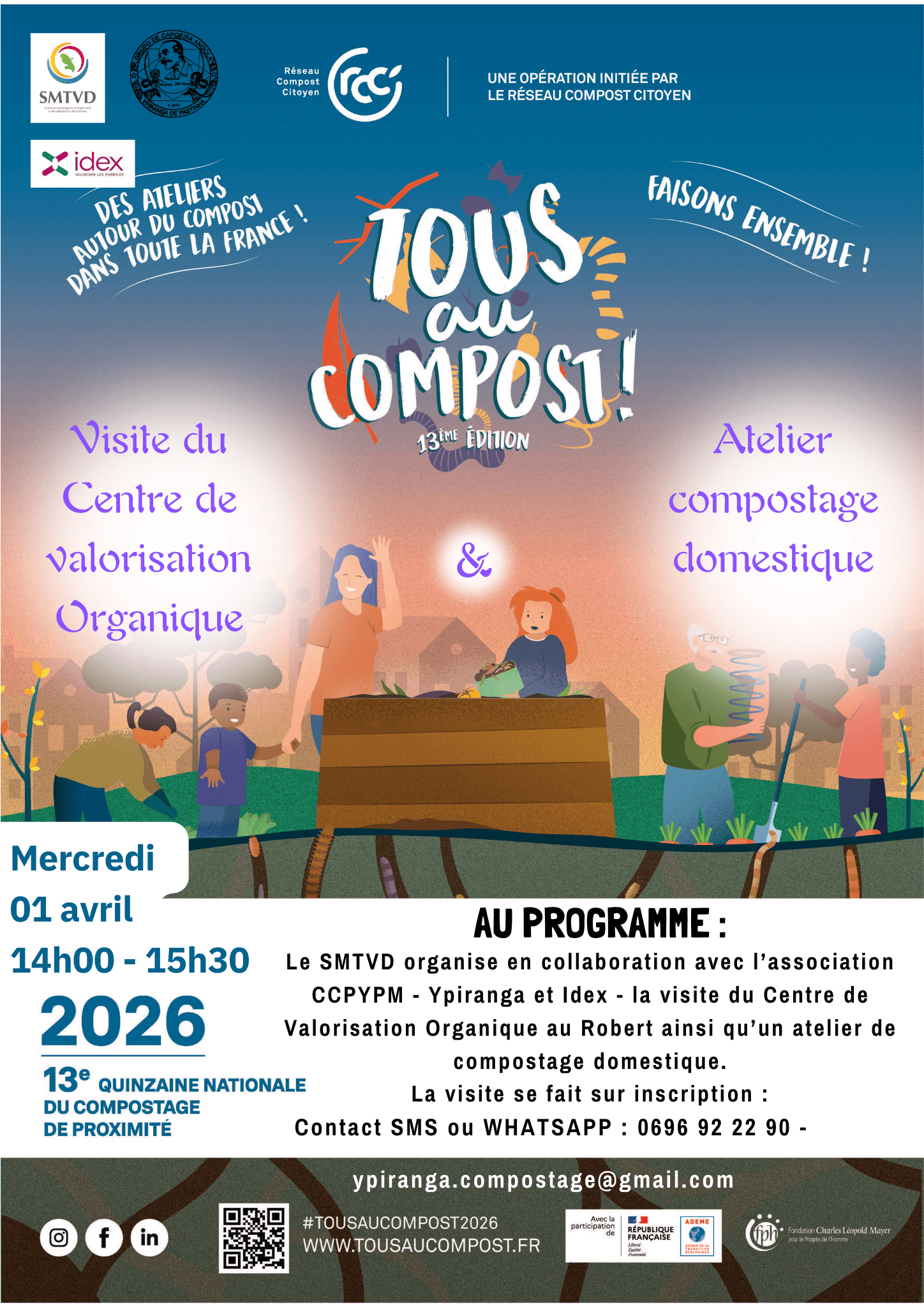Visite Centre de Valorisation Organique 01/04 à 14h