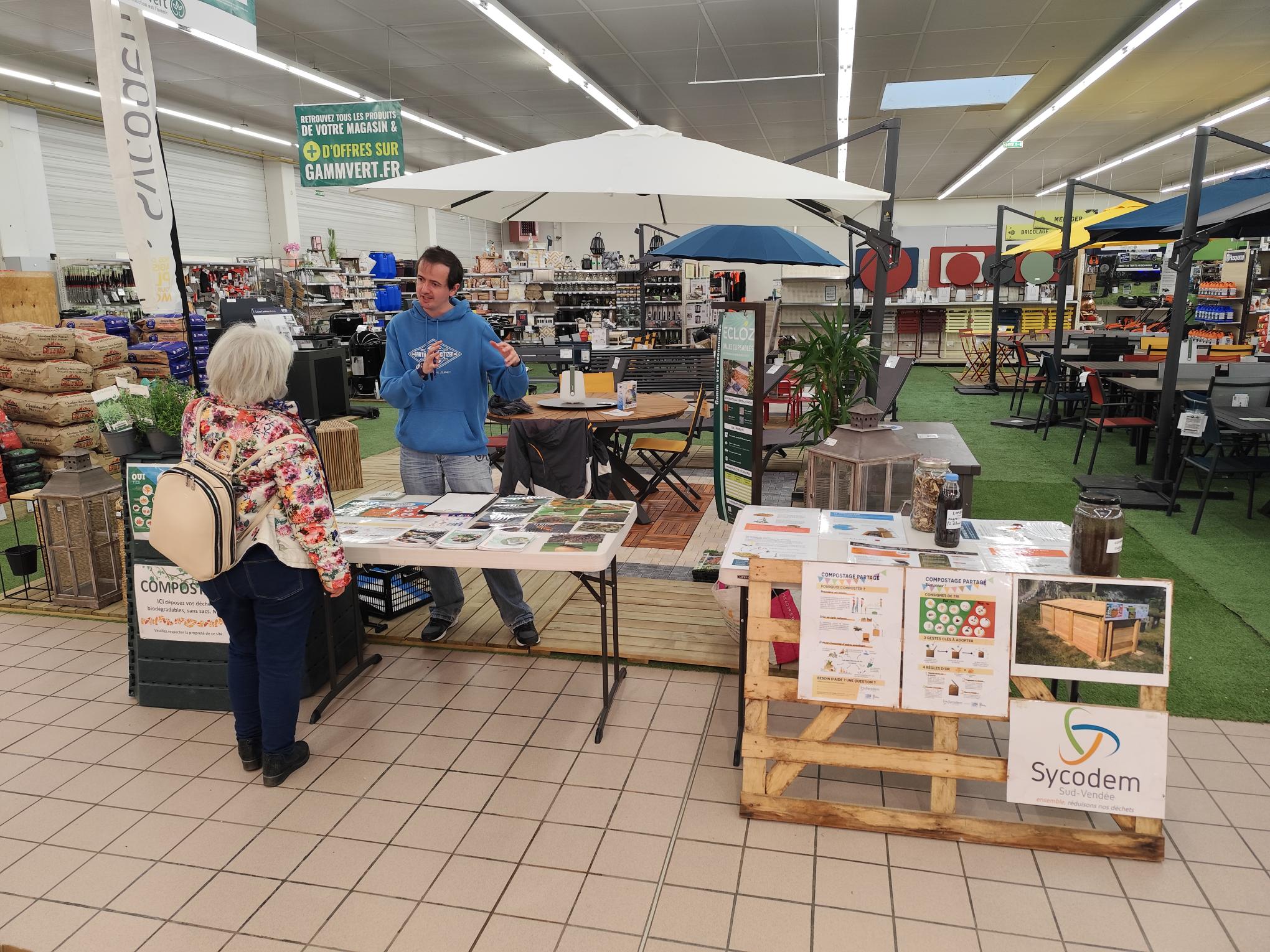 Stand de sensibilisation au compostage