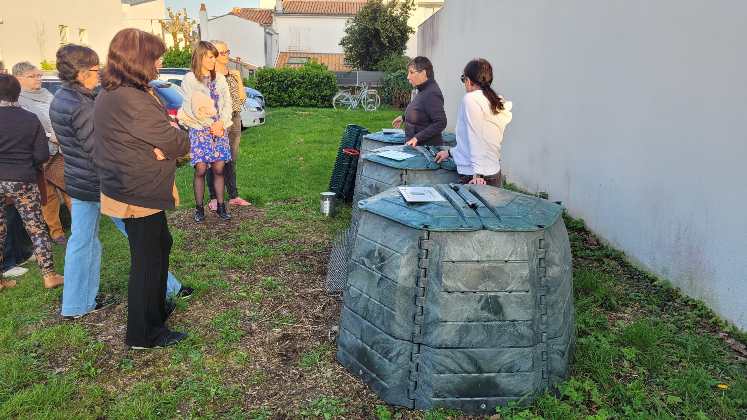 Visite de site de compostage partagé