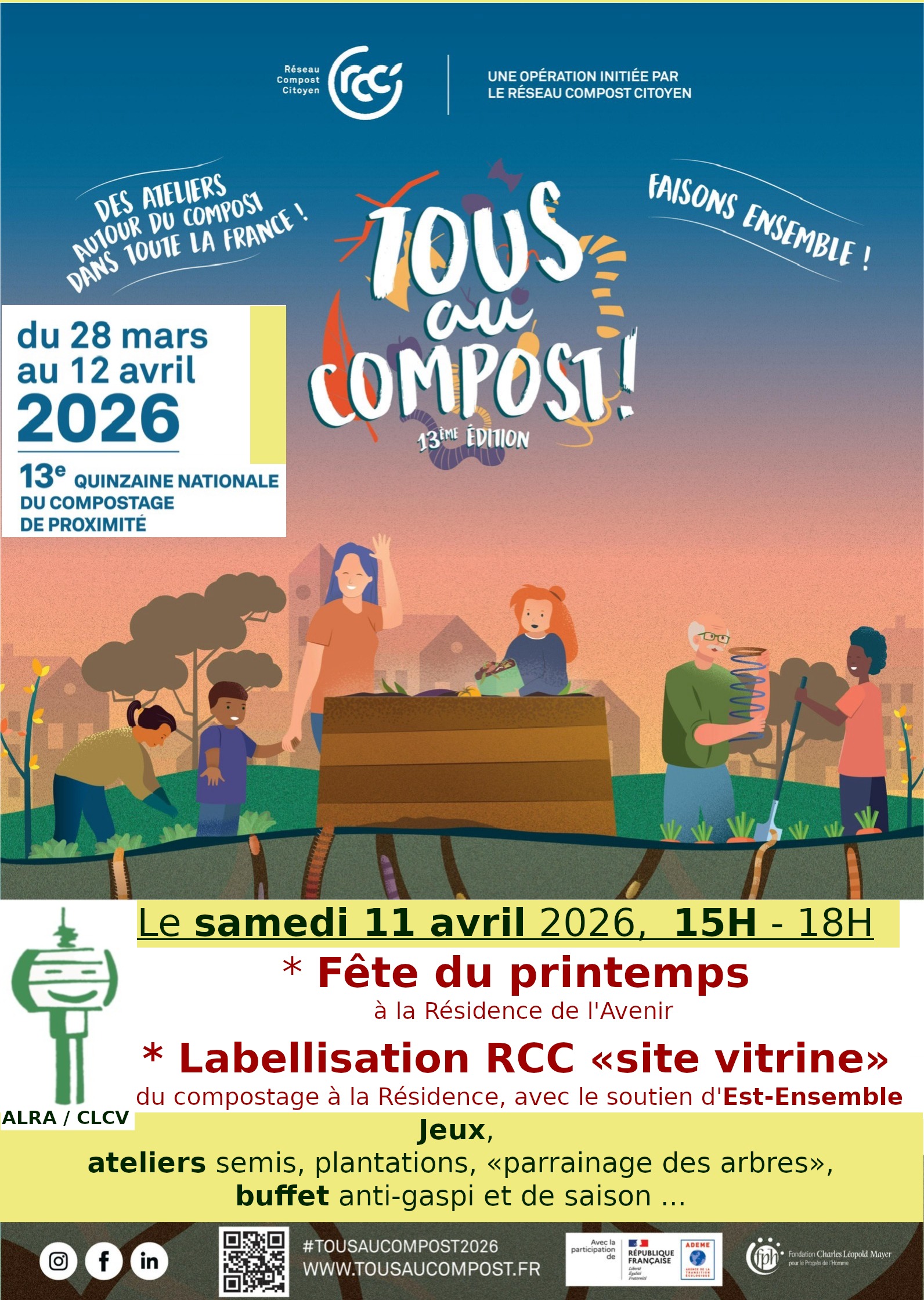 Fête du printemps et labellisation « site vitrine » – à la Résidence de l&rsquo;Avenir