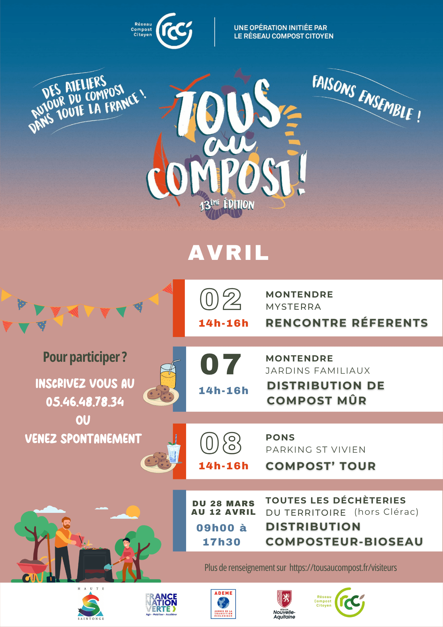 Distribution de composteur en déchèterie