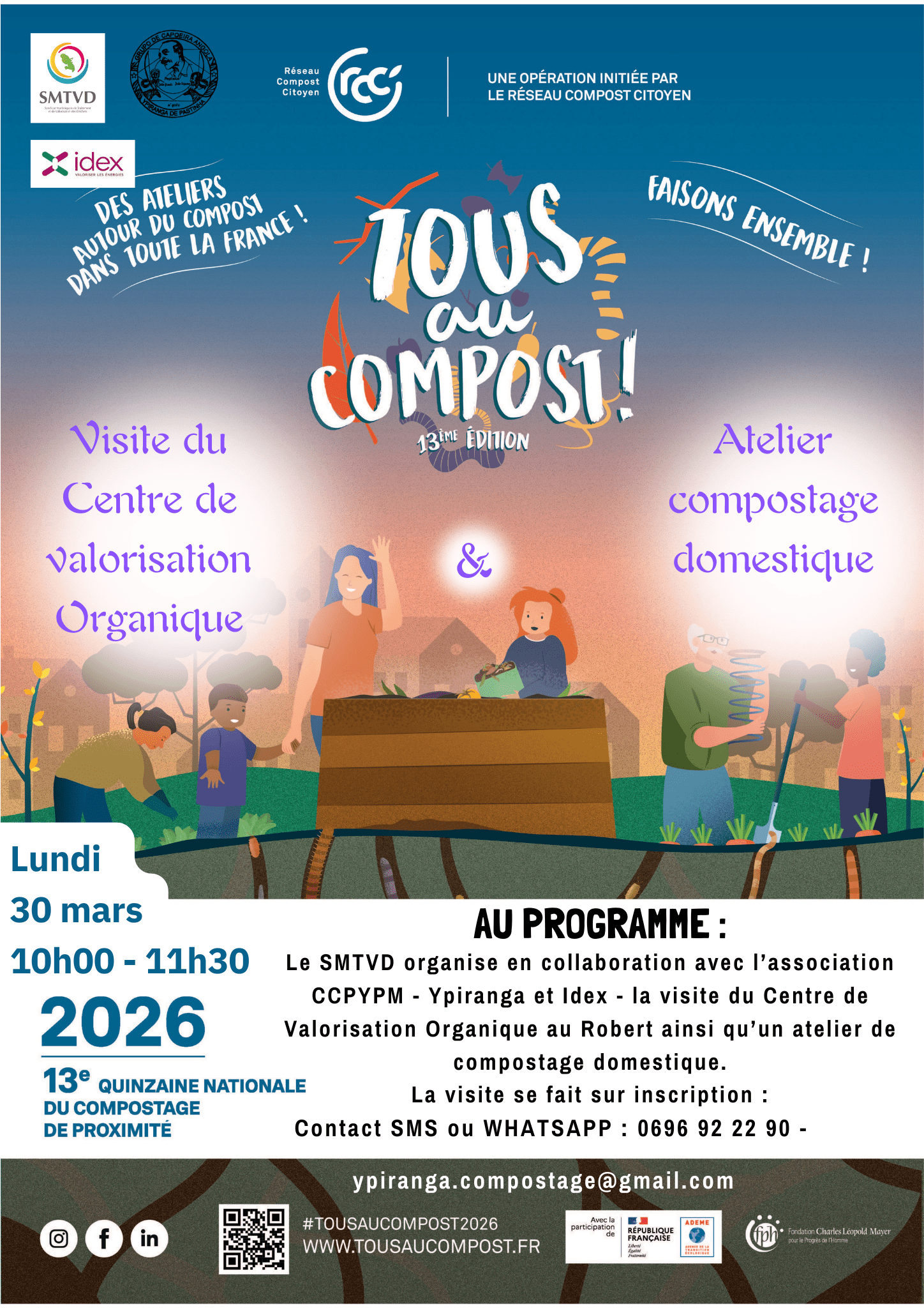 Visite Centre de Valorisation Organique 30/03 à 10h
