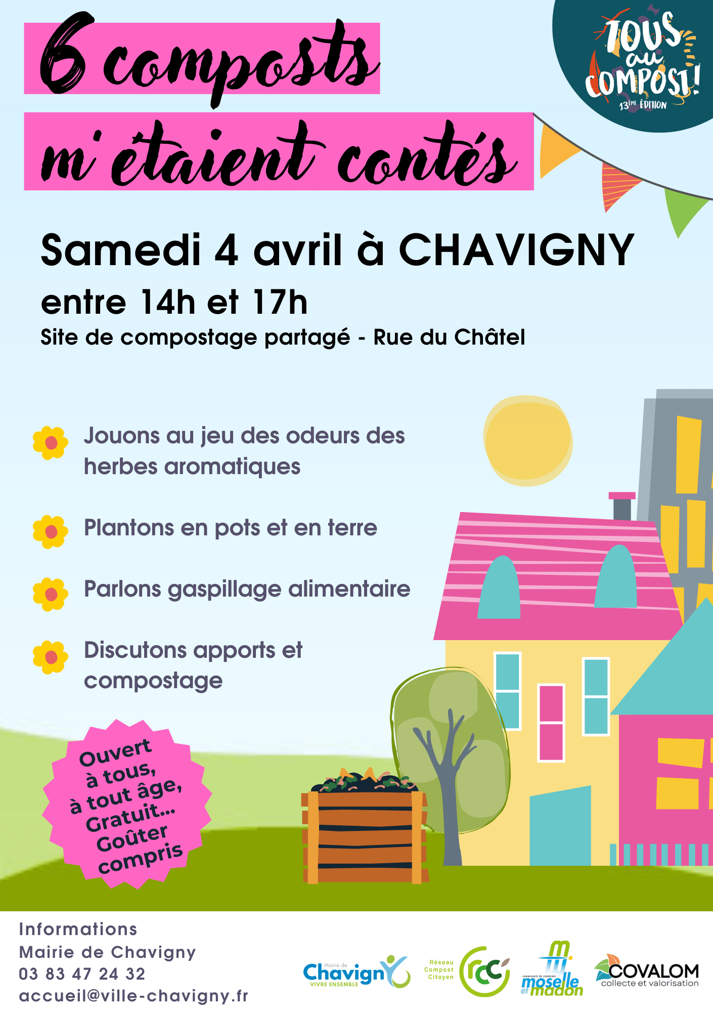 6 composts m&rsquo;étaient contés