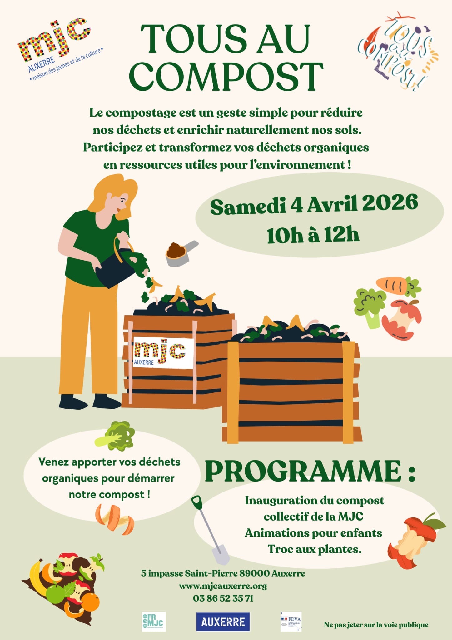 Inauguration du compost collectif + Animation enfants