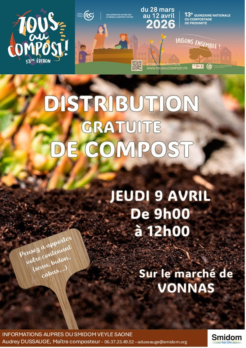 DISTRIBUTION DE COMPOST VONNAS