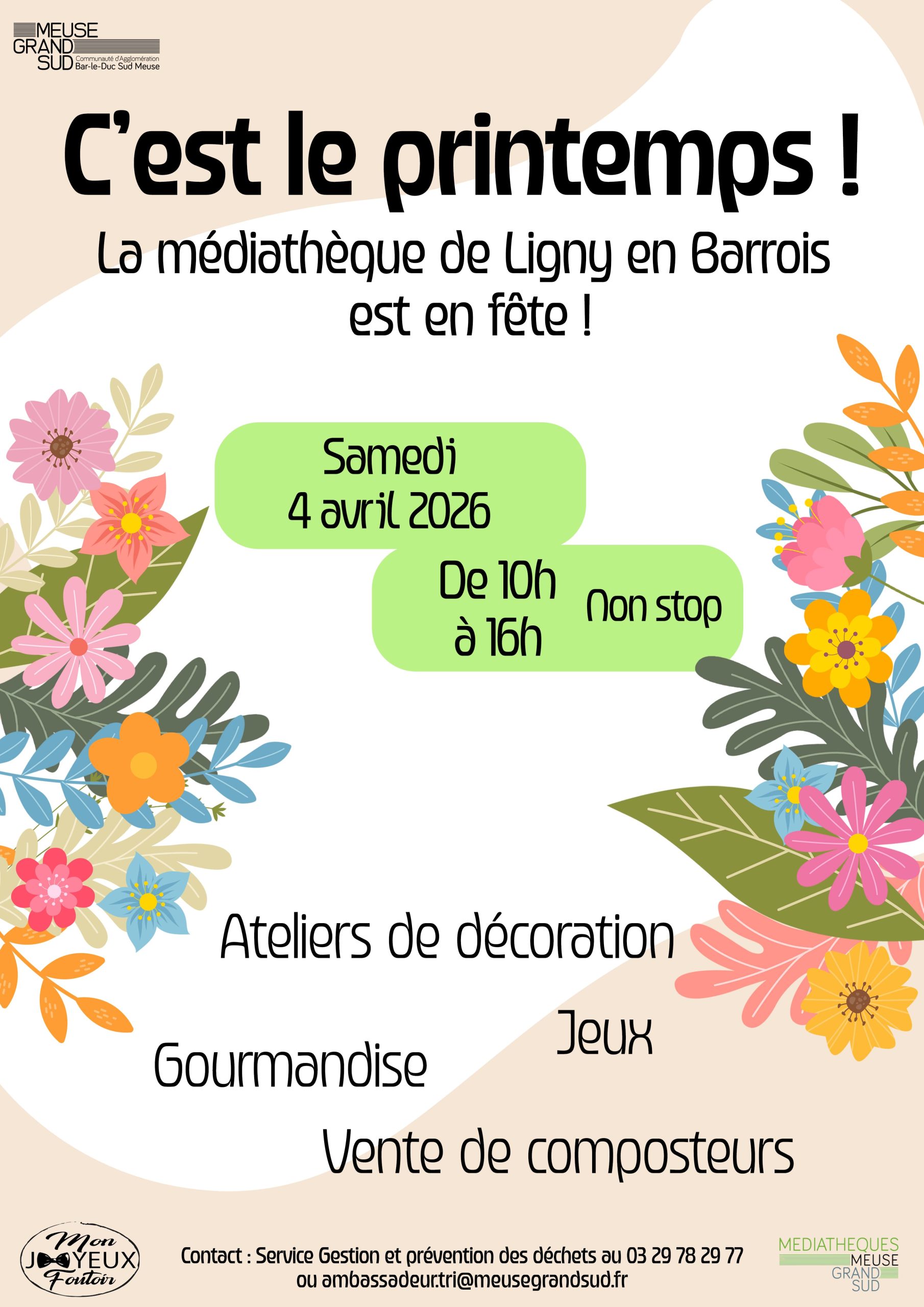 La médiathèque fête le Printemps !