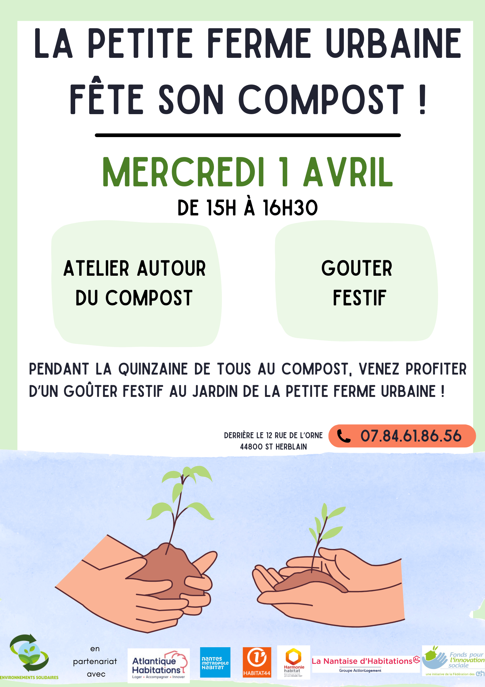 La Petite ferme urbaine fête son compost !