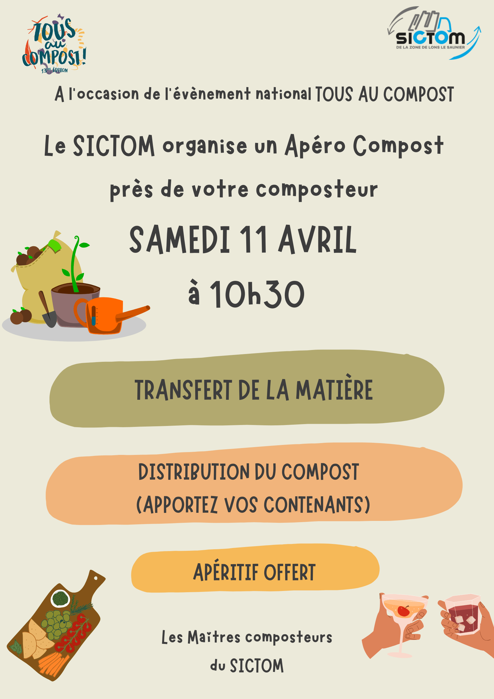 Apéro compost Place Bichat