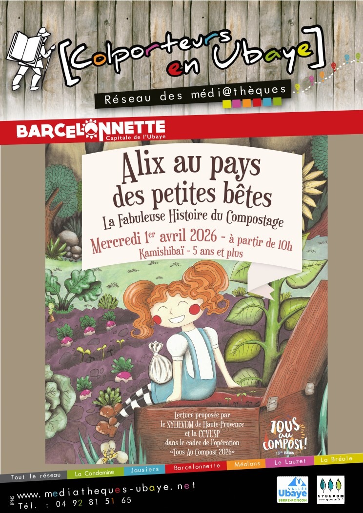 Tous au Compost! A la médiathèque de Barcelonette