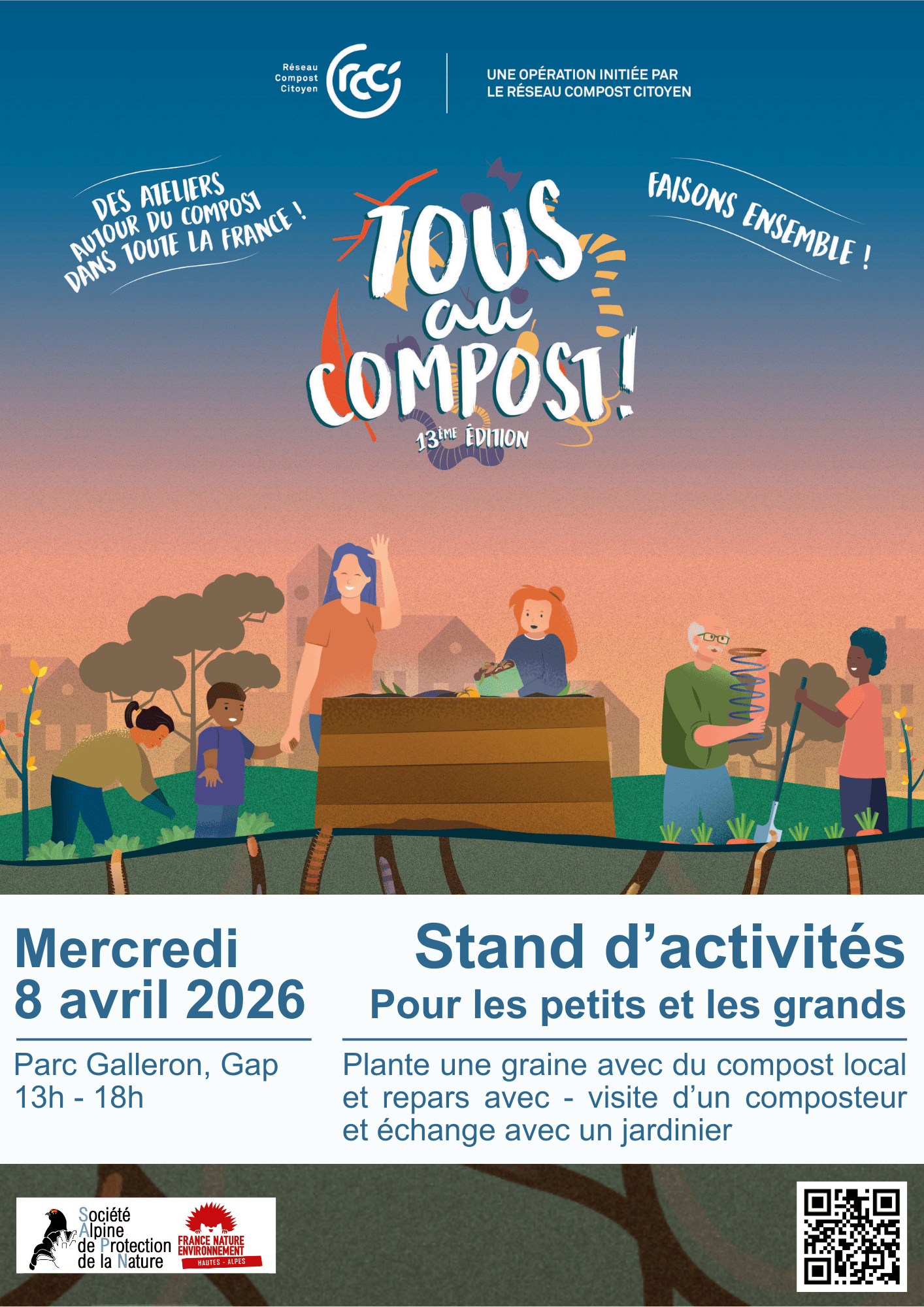 Animations petits et grands – échanges avec un jardinier