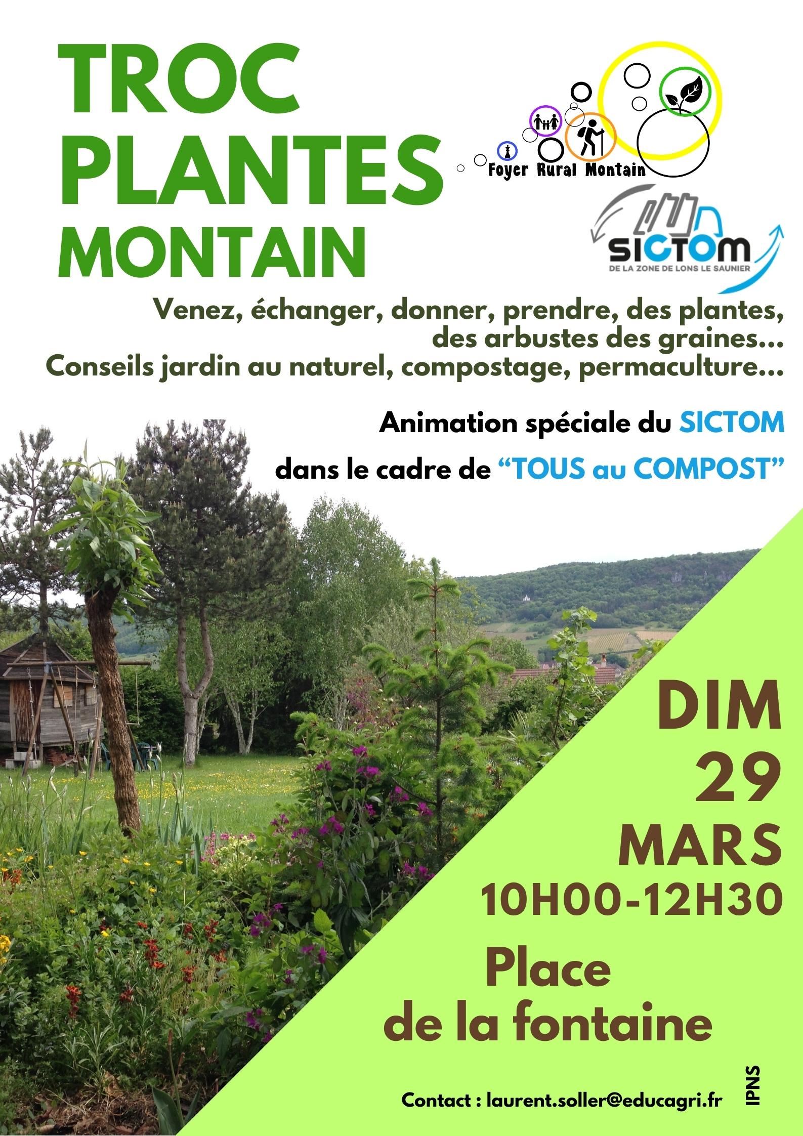 Stand au Troc plantes