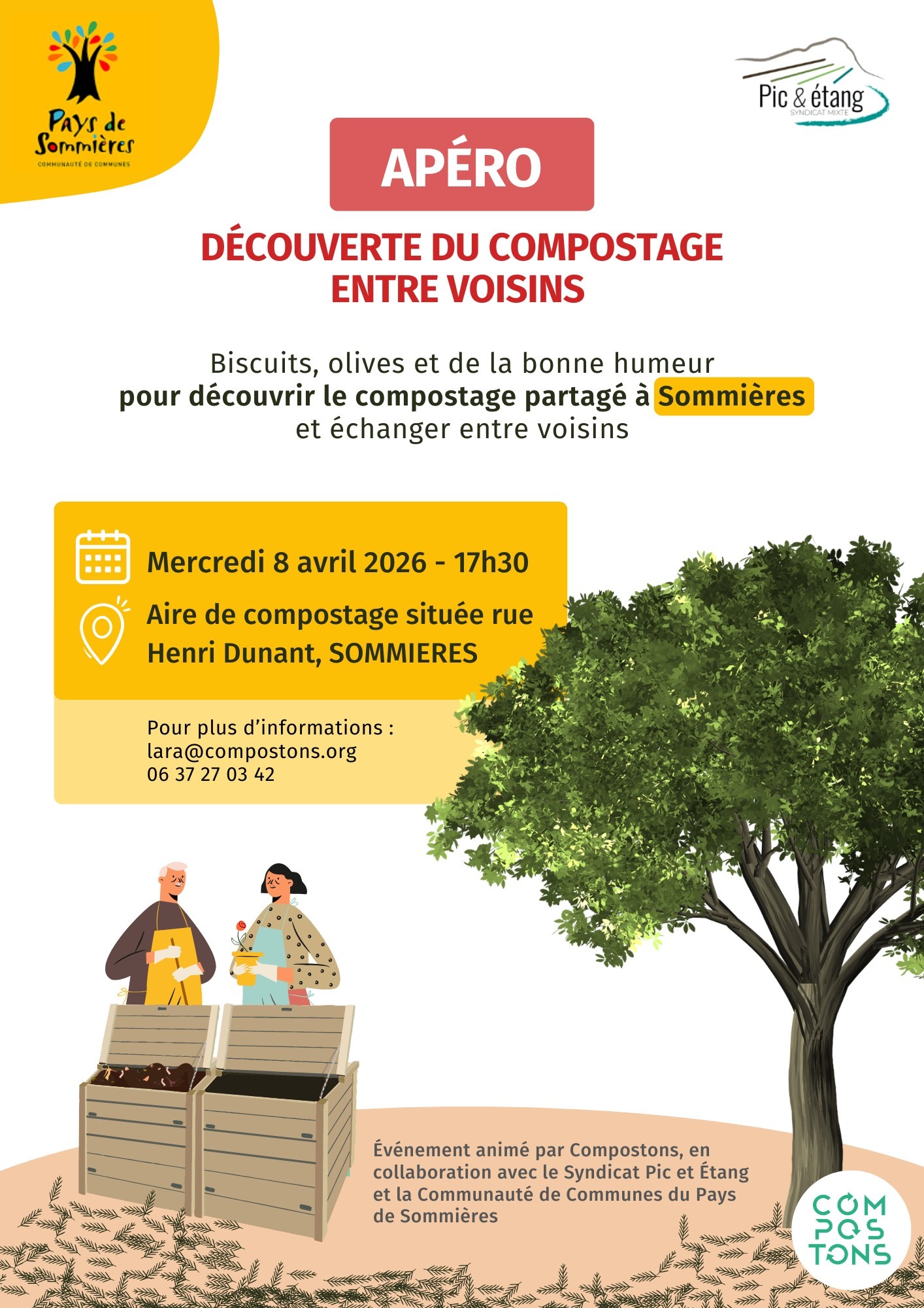 Apéro compost à Sommières