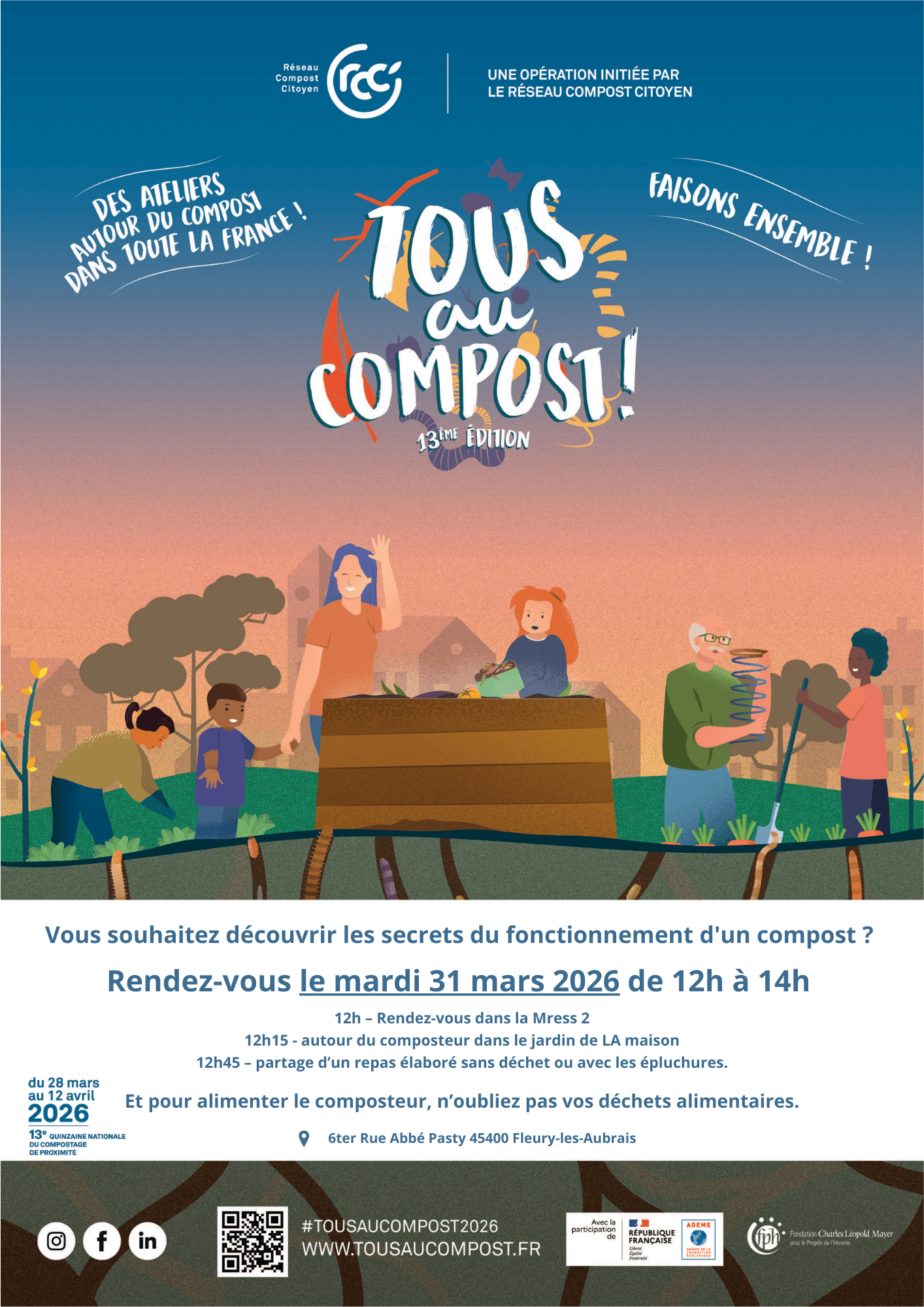 Le CROS CVL se sensibilise au Compost !