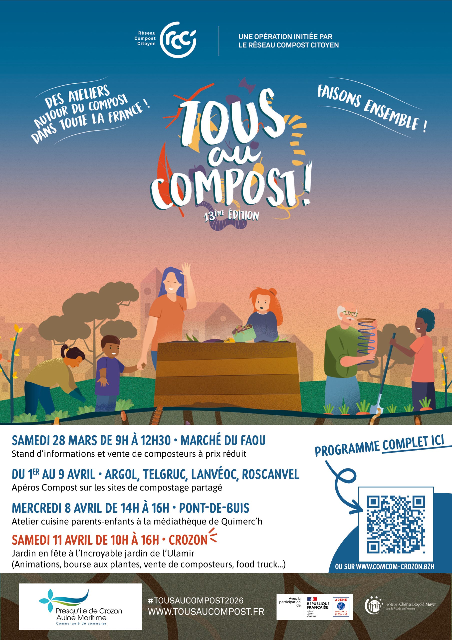 Apéro&rsquo;Compost au site de compostage partagé