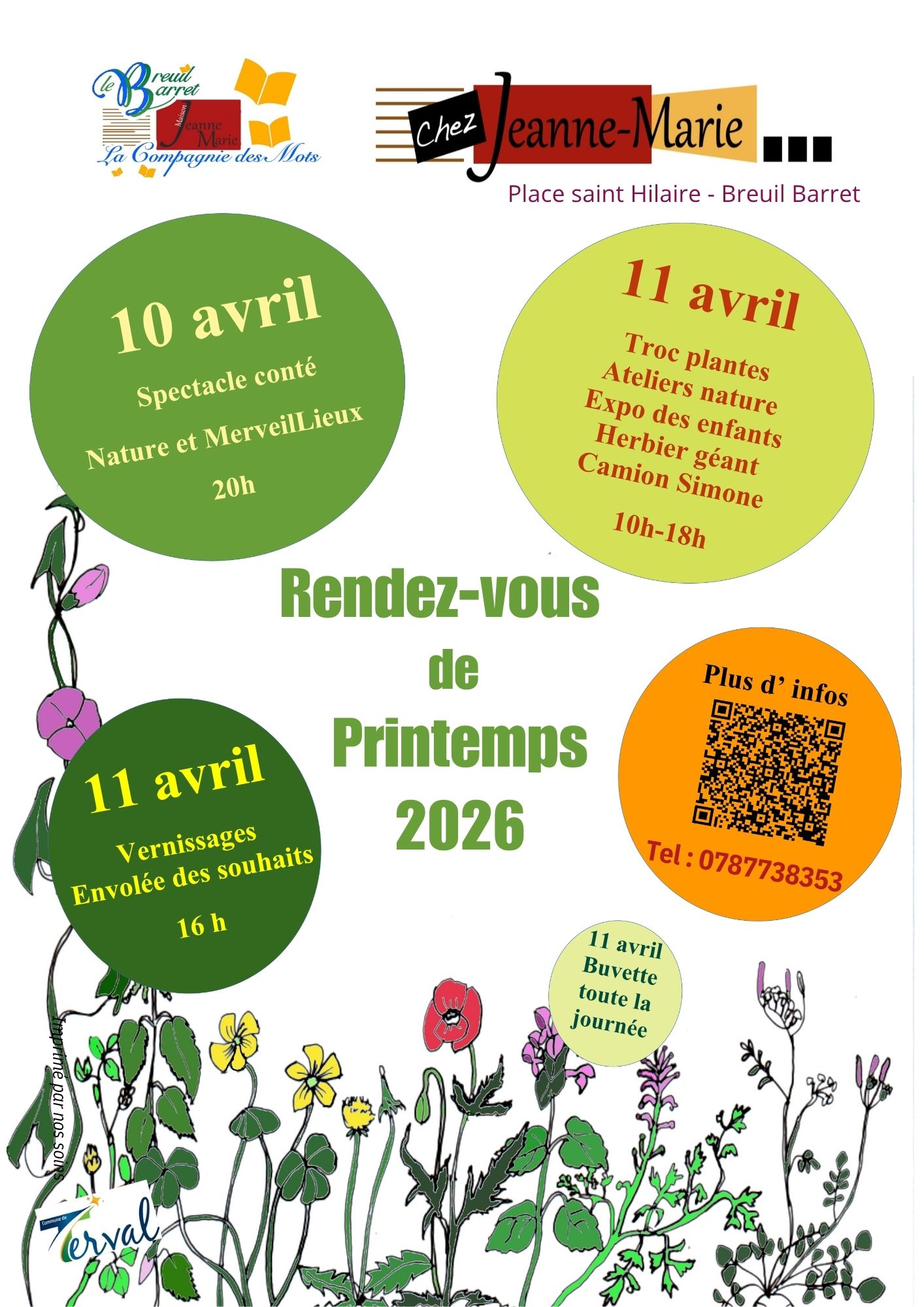 Rendez-vous de printemps, Breuil-Barret à TERVAL