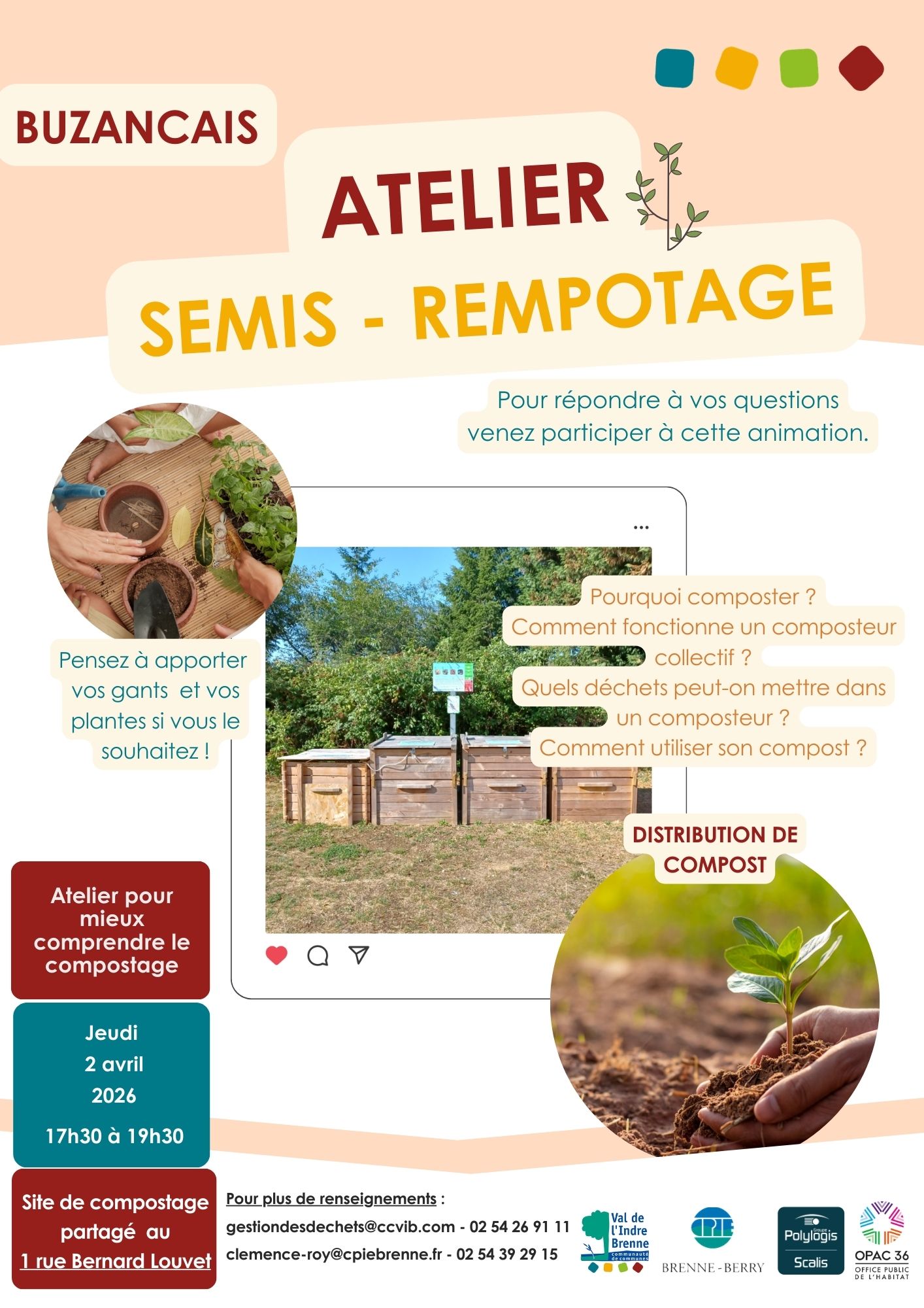 Atelier Semis – Rempotage