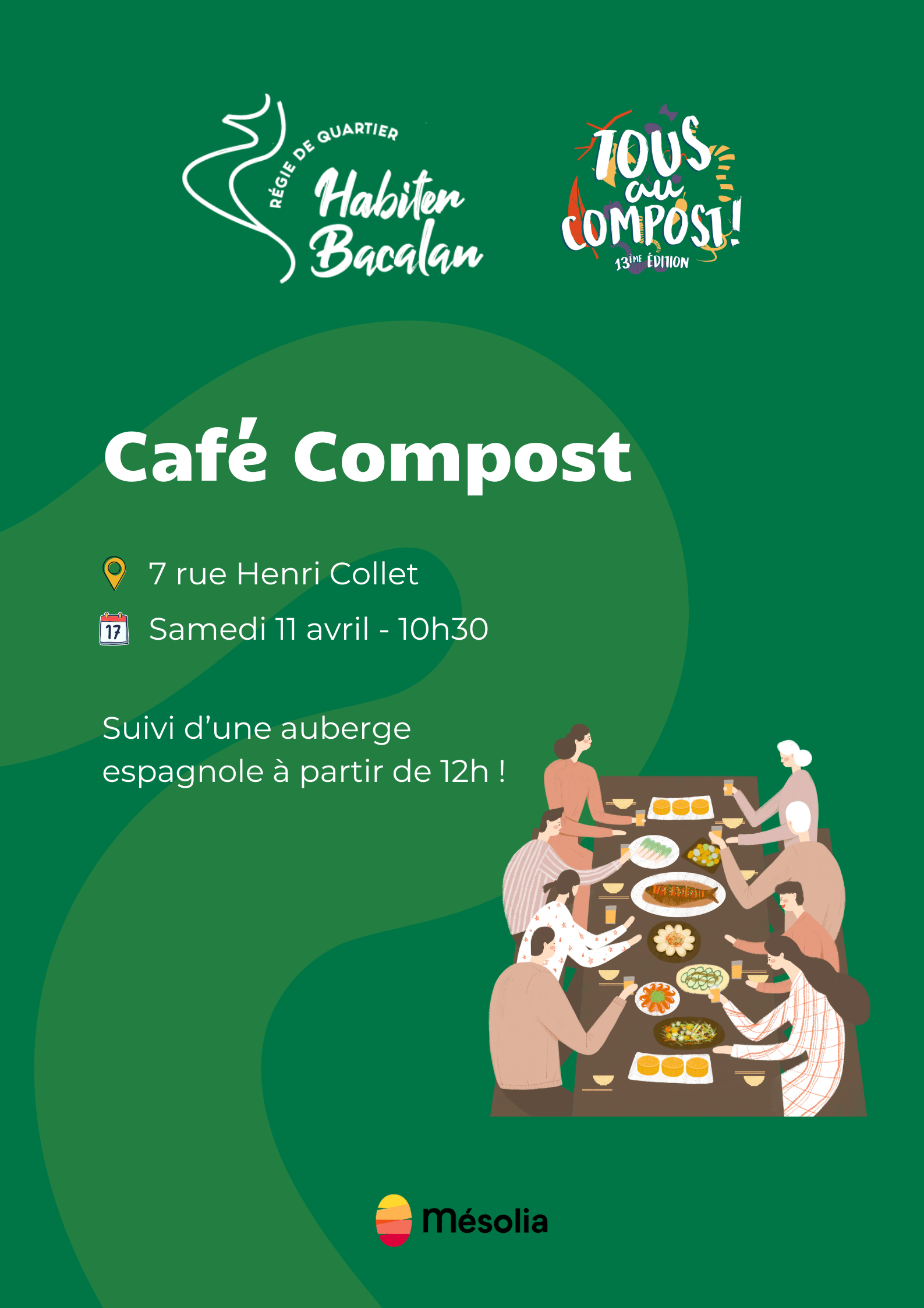 Café Compost et auberge espagnole