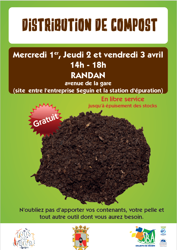 Distribution de compost Randan