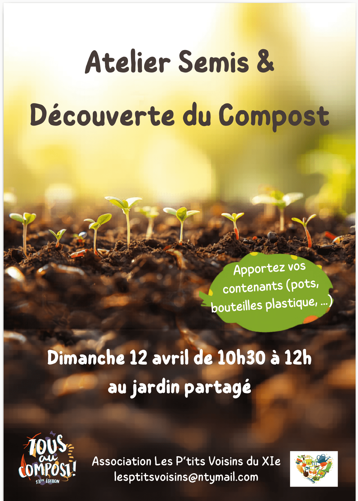 Atelier semis et découverte du compost