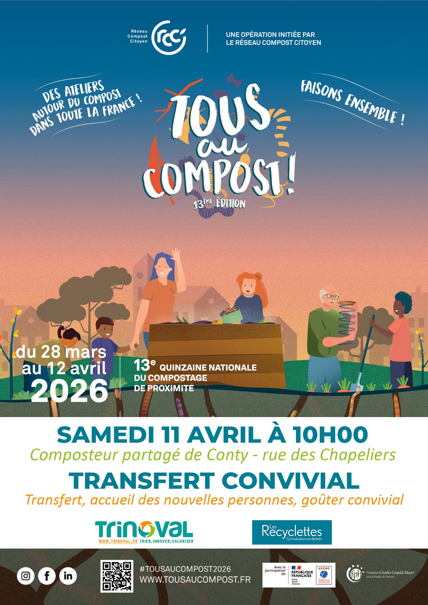 Portes ouvertes du composteur partagé de Conty