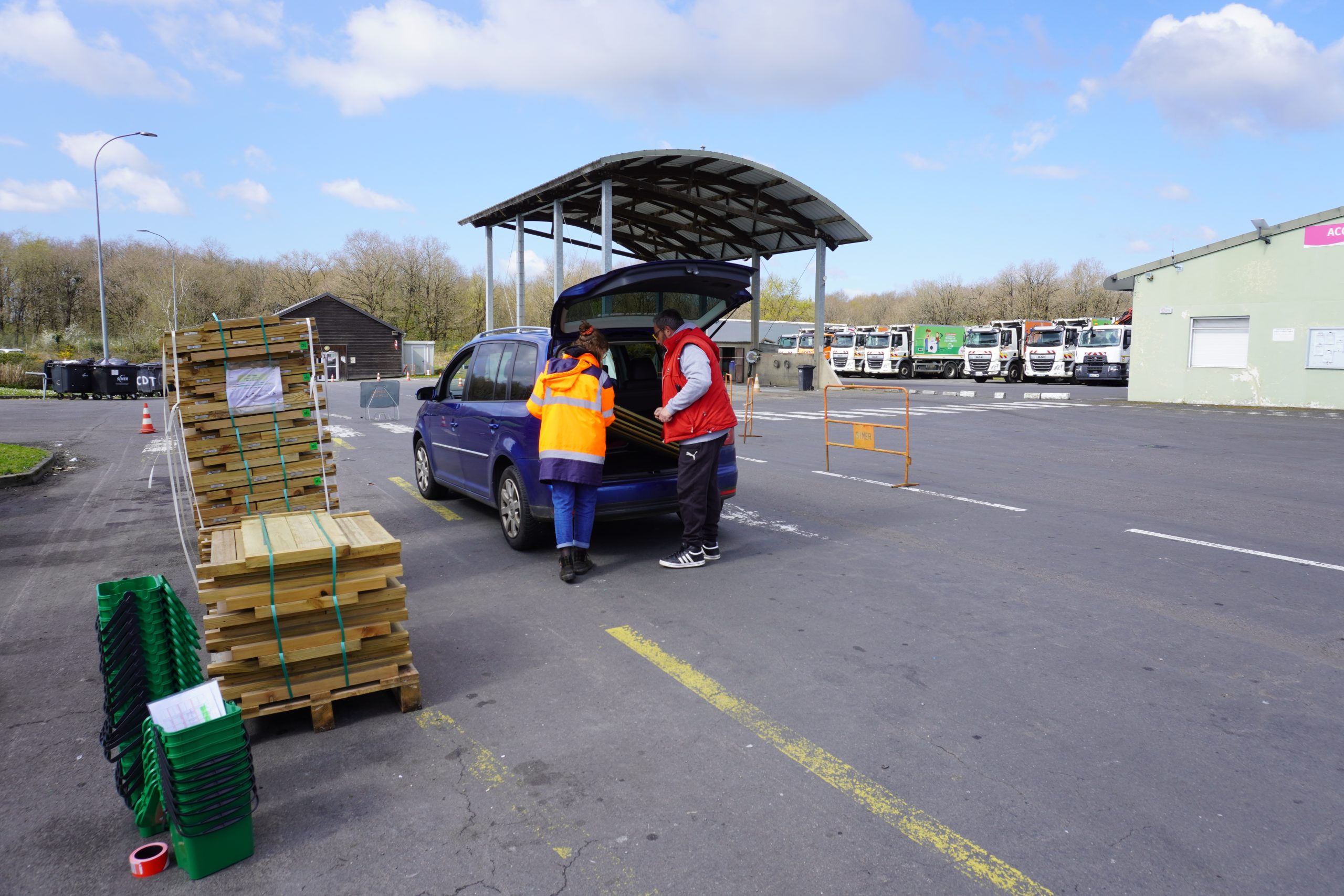 Distribution de composteurs individuels