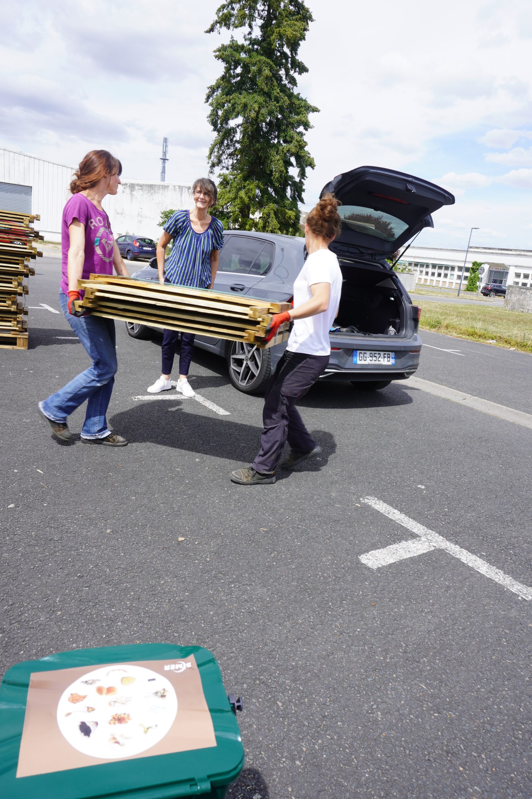 Distribution de composteurs individuels