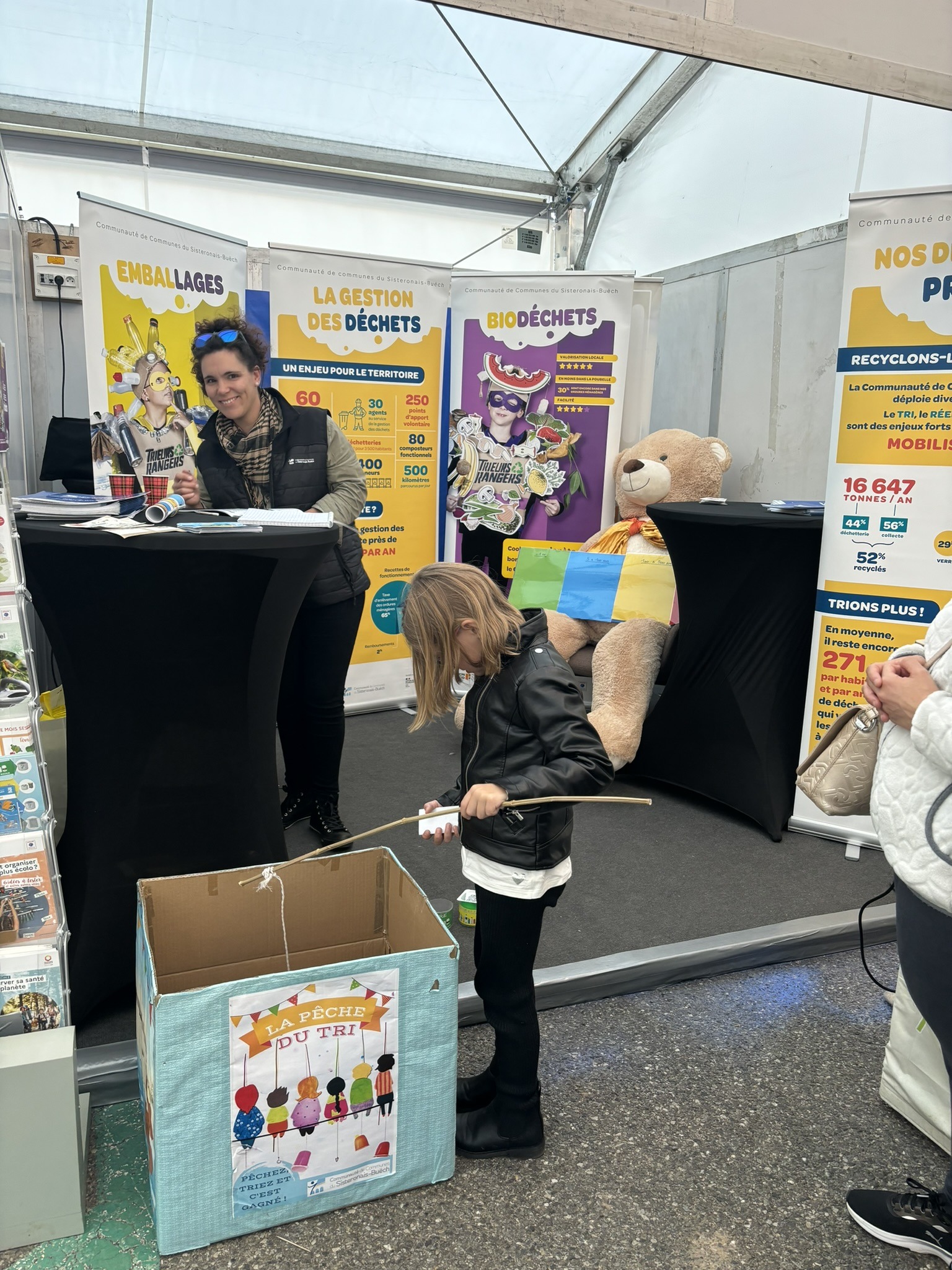 Stand sur le marché