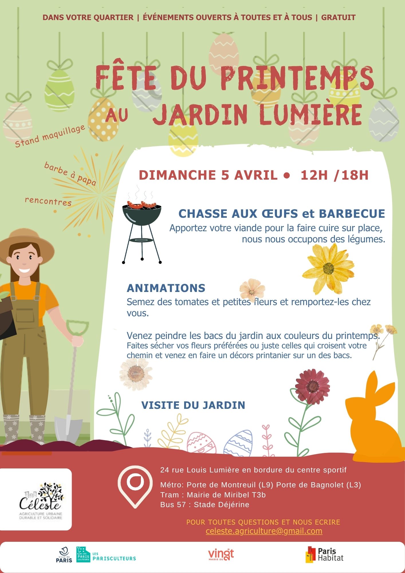 Fête du printemps au jardin Lumière