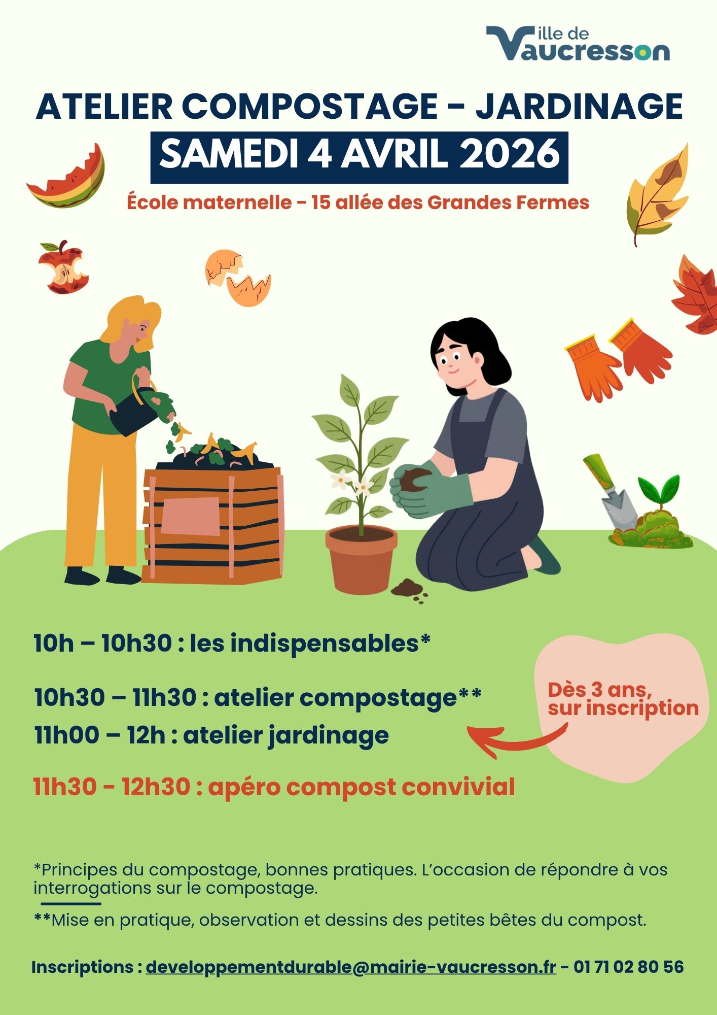 Atelier compostage / jardinage et apéro-compost