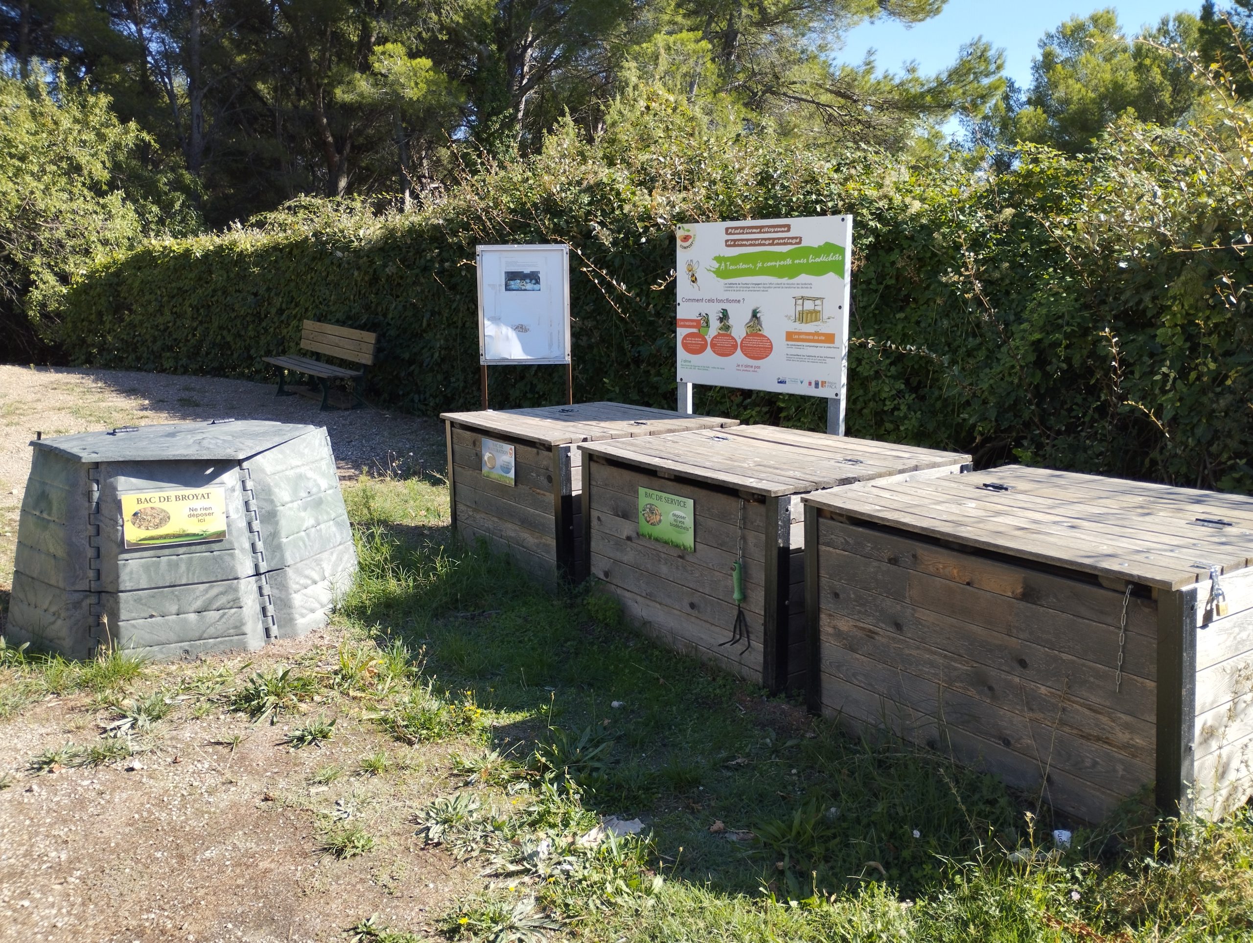 café thé compost