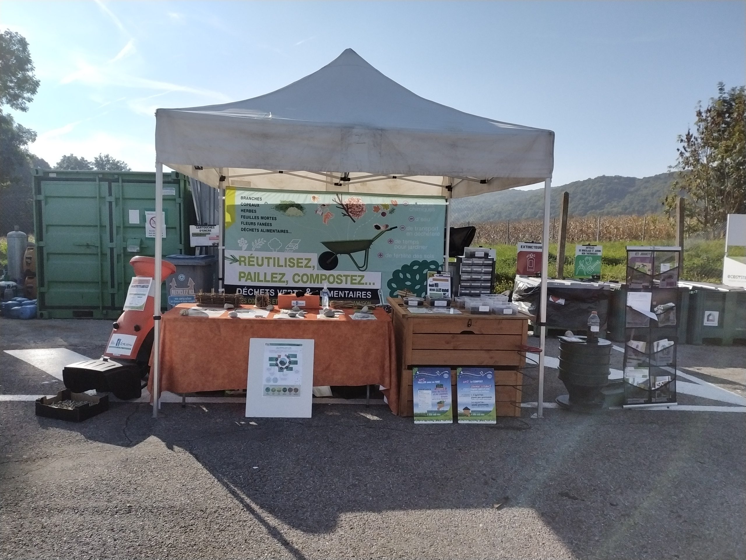 Stand compostage, paillage, jardinage