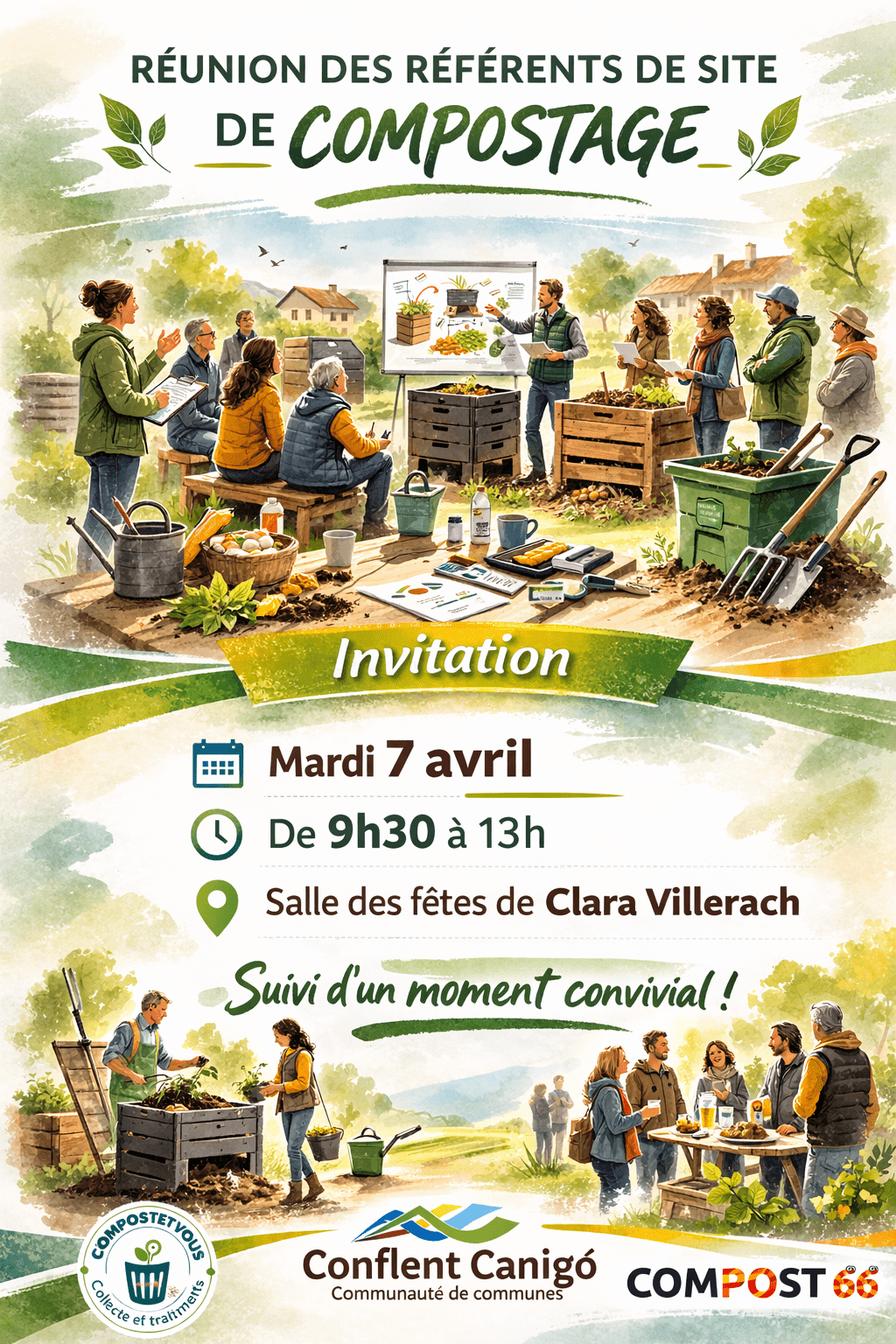 Journée Rencontre des Référents de site de compostage de quartier du Conflent