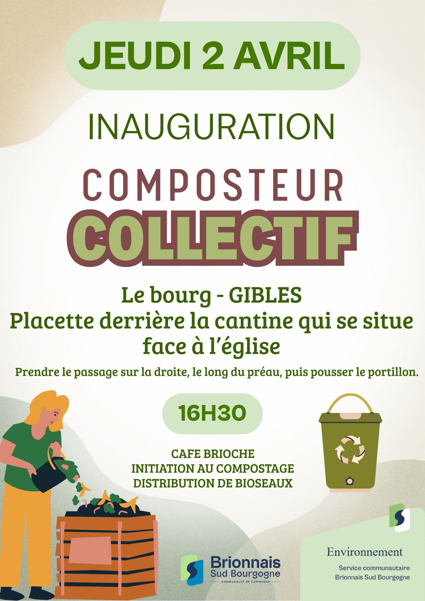 Inauguration composteur