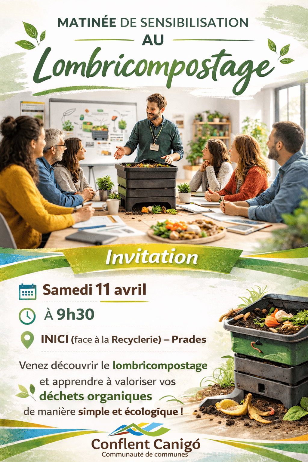 Sensibilisation au lombricompostage