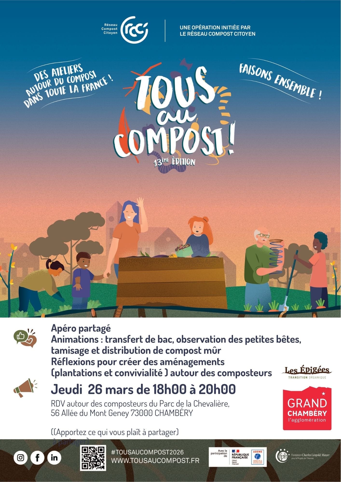 Apéro partagé et animations