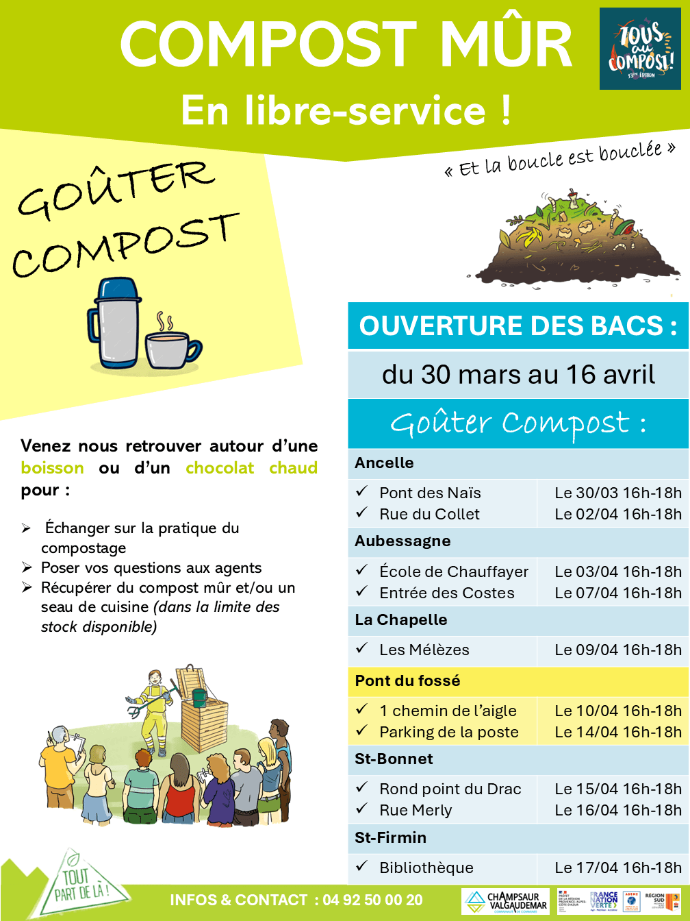 Goûter compost à Pont du Fossé – 1 chemin de l&rsquo;aigle