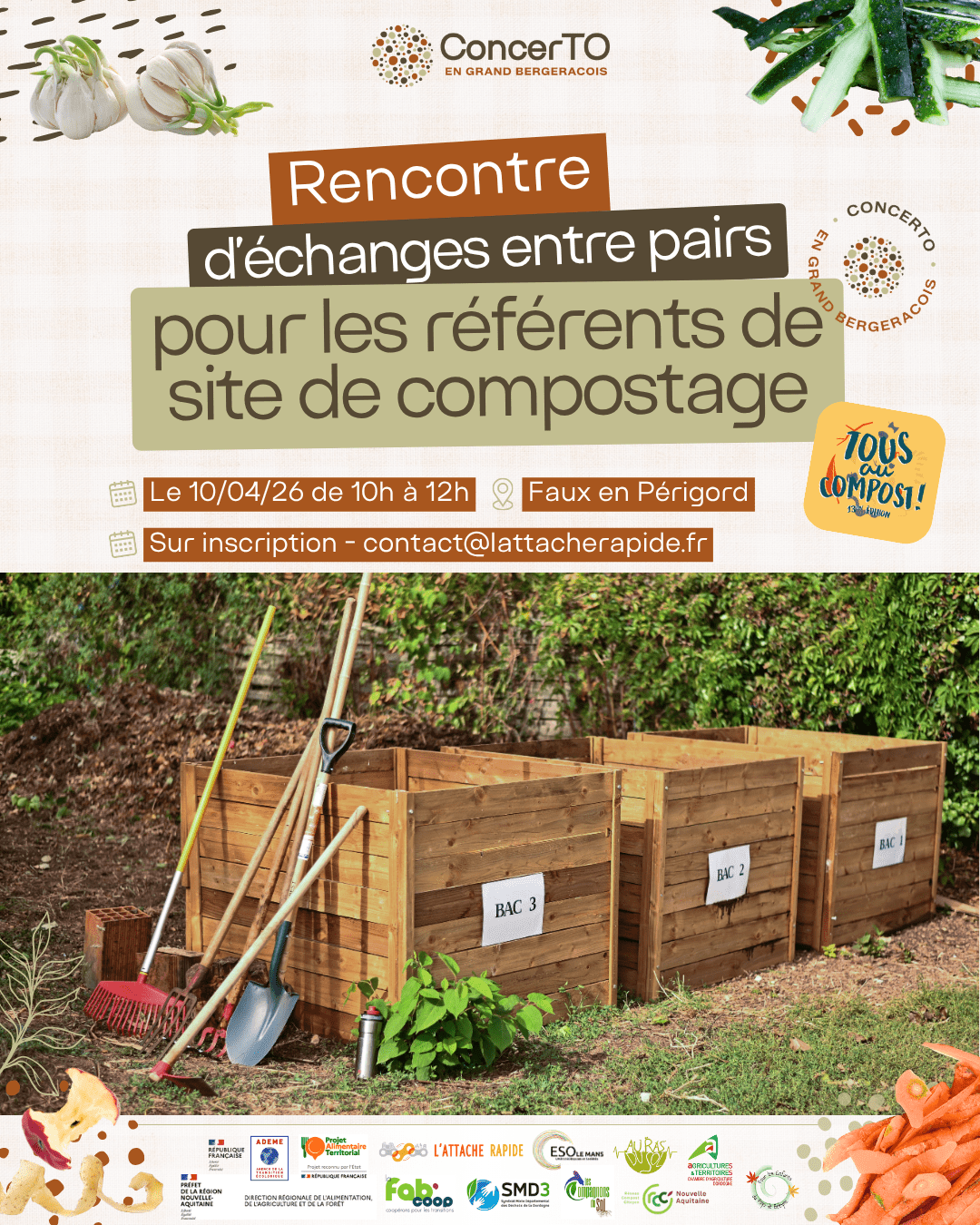 Rencontre inter-référents de sites de compostage