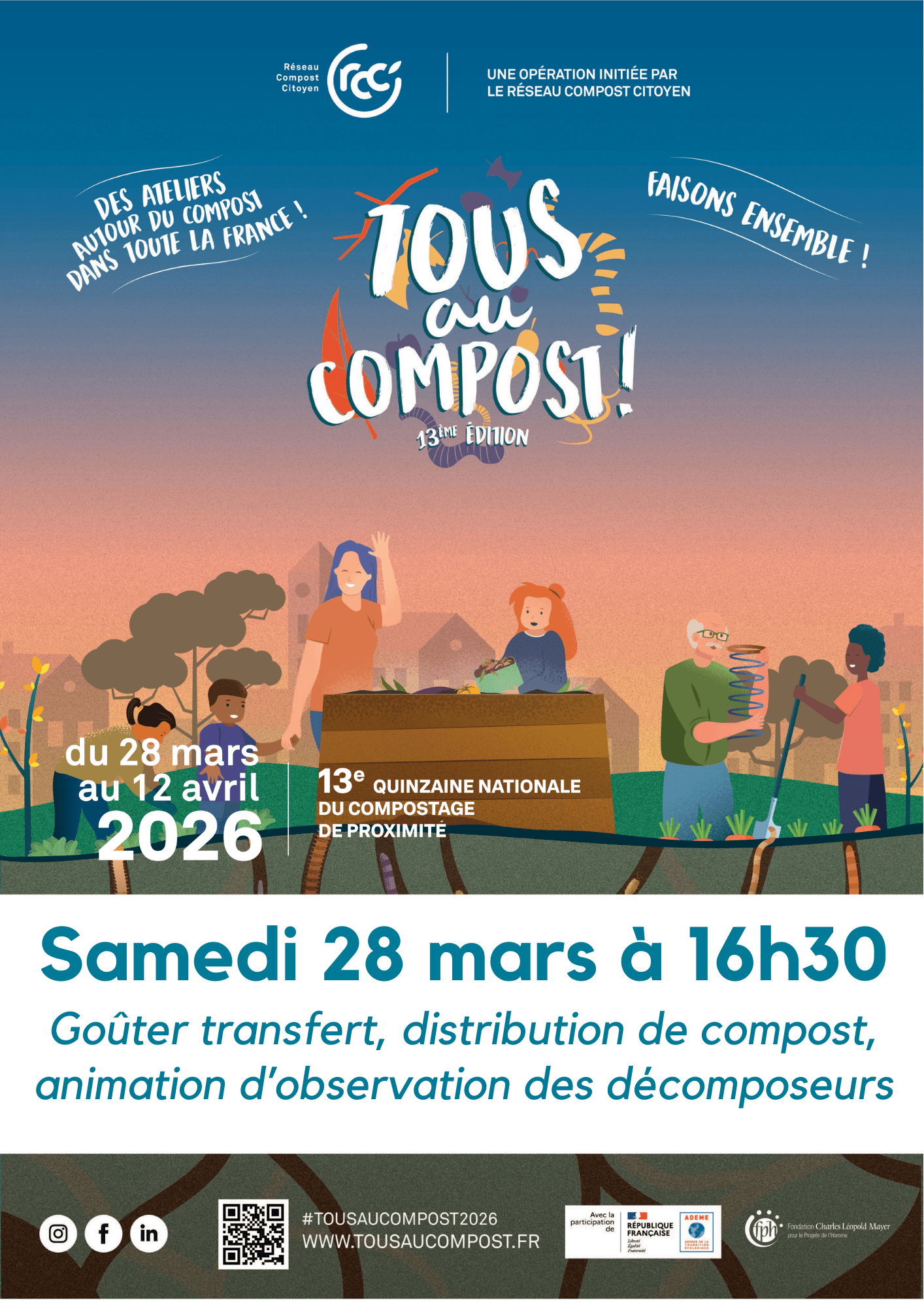 Portes ouvertes du composteur – Goûter Transfert