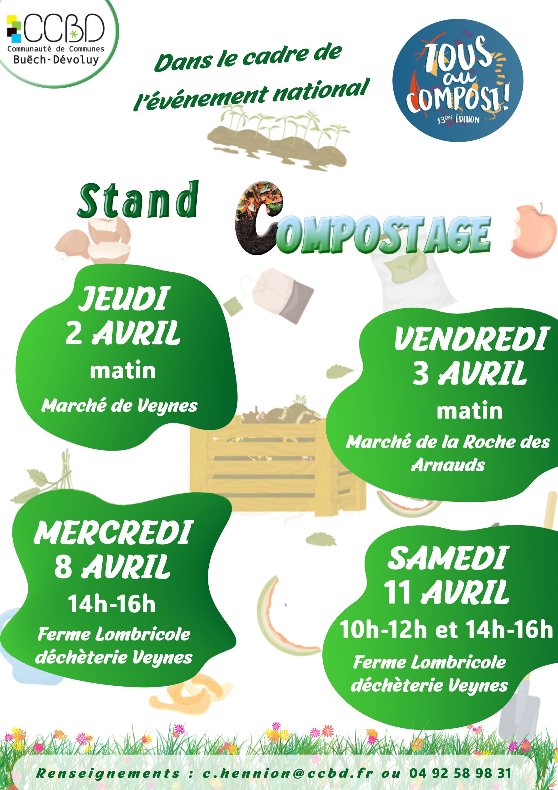 Stand compostage