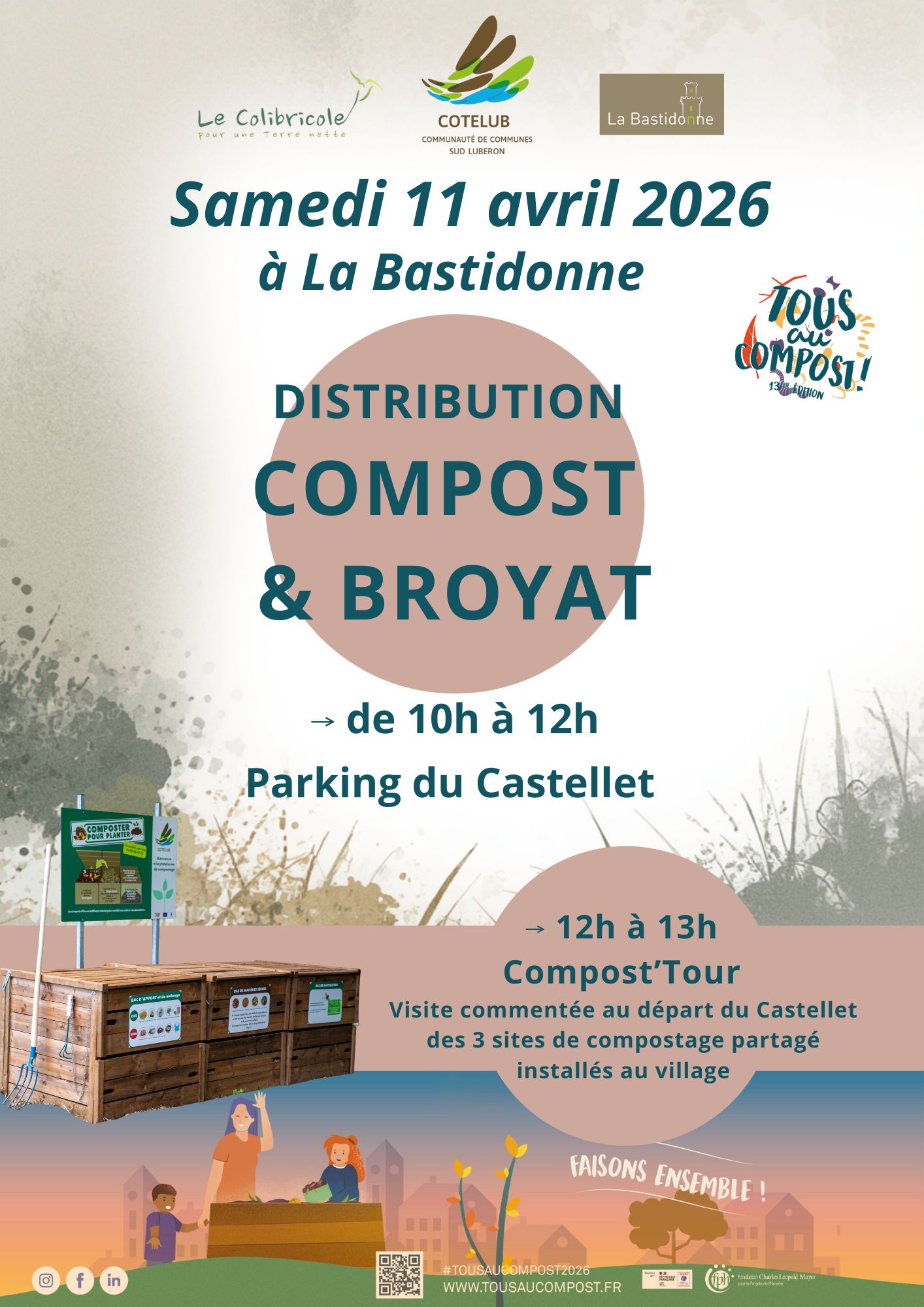 Distribution Compost&Broyat + Compost&rsquo;Tour