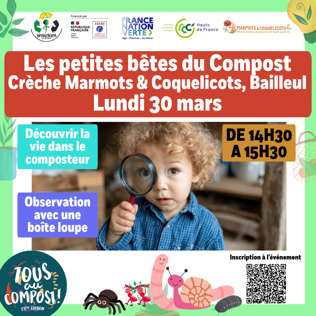 Animation « les petites bêtes du compost »