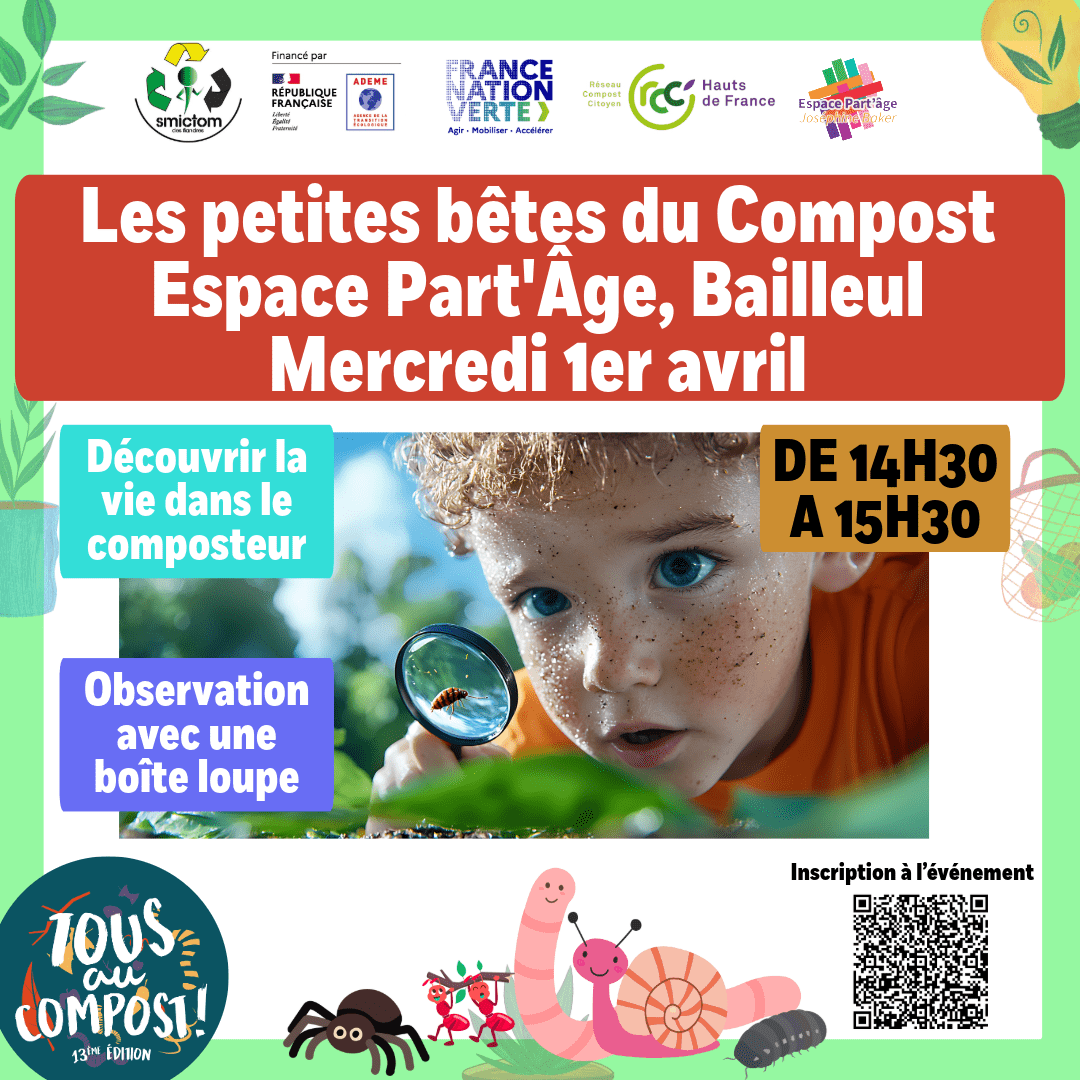 Animation « les petites bêtes du compost »