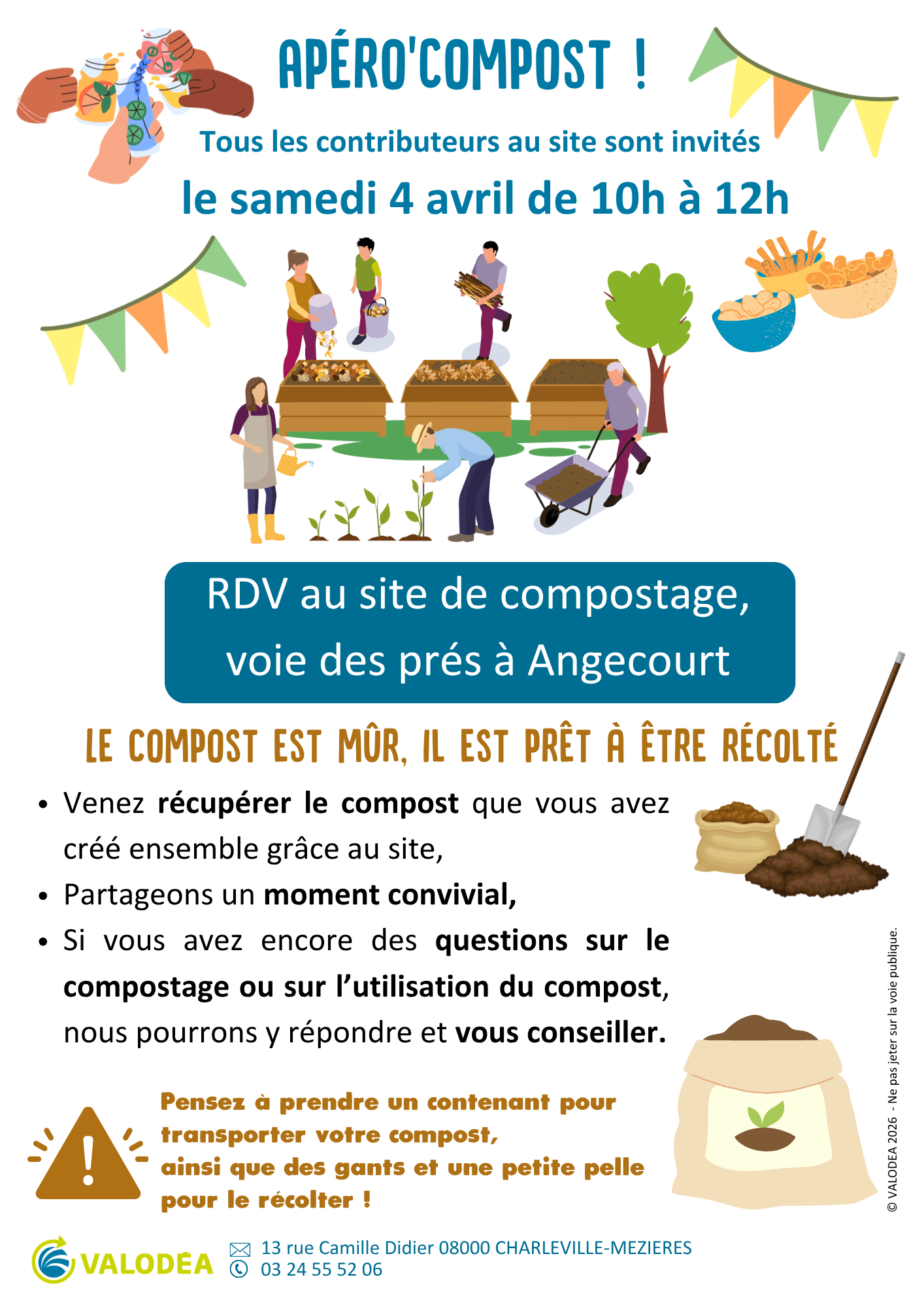 Récolte du compost mûr Angecourt