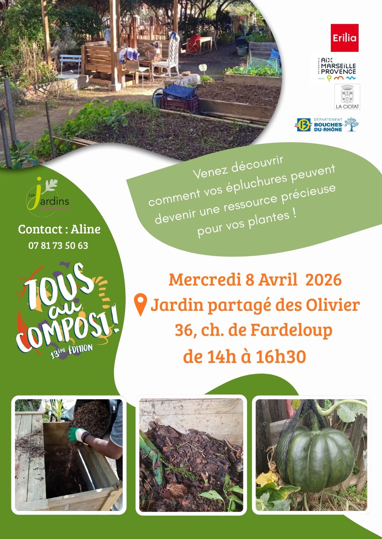 Tous au compost ! Au jardin partagé de Fardeloup – La Ciotat