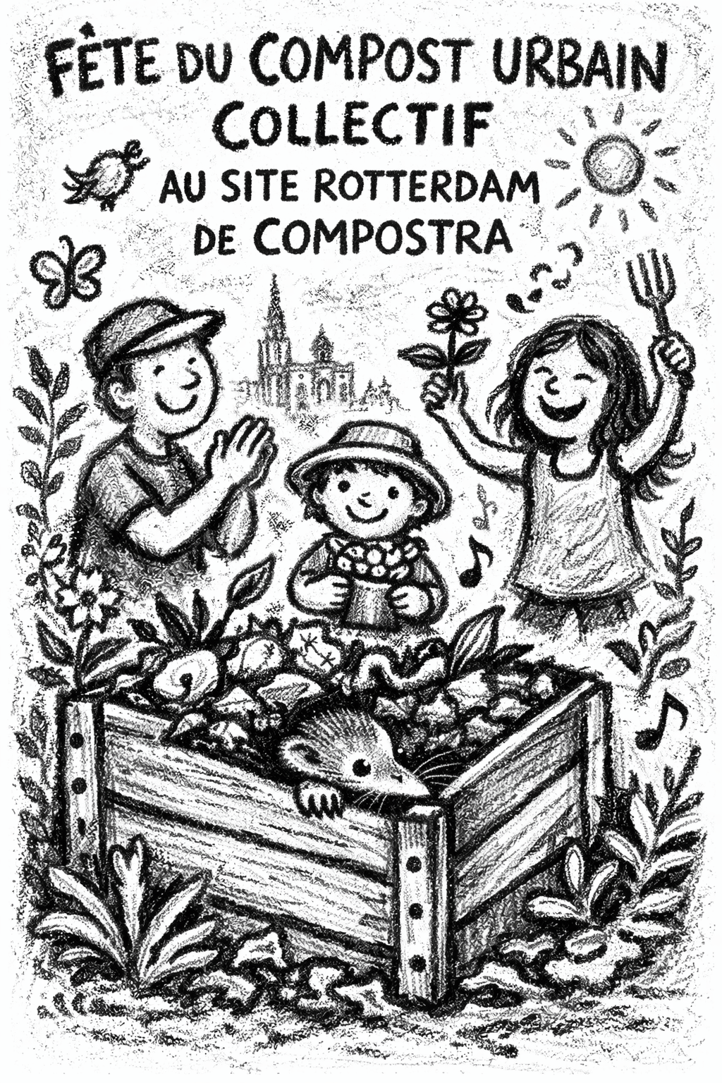 Rentrée de Printemps 2026 – COMPOSTRA – Site ROTTERDAM et Jardin Partagé LE CHOU