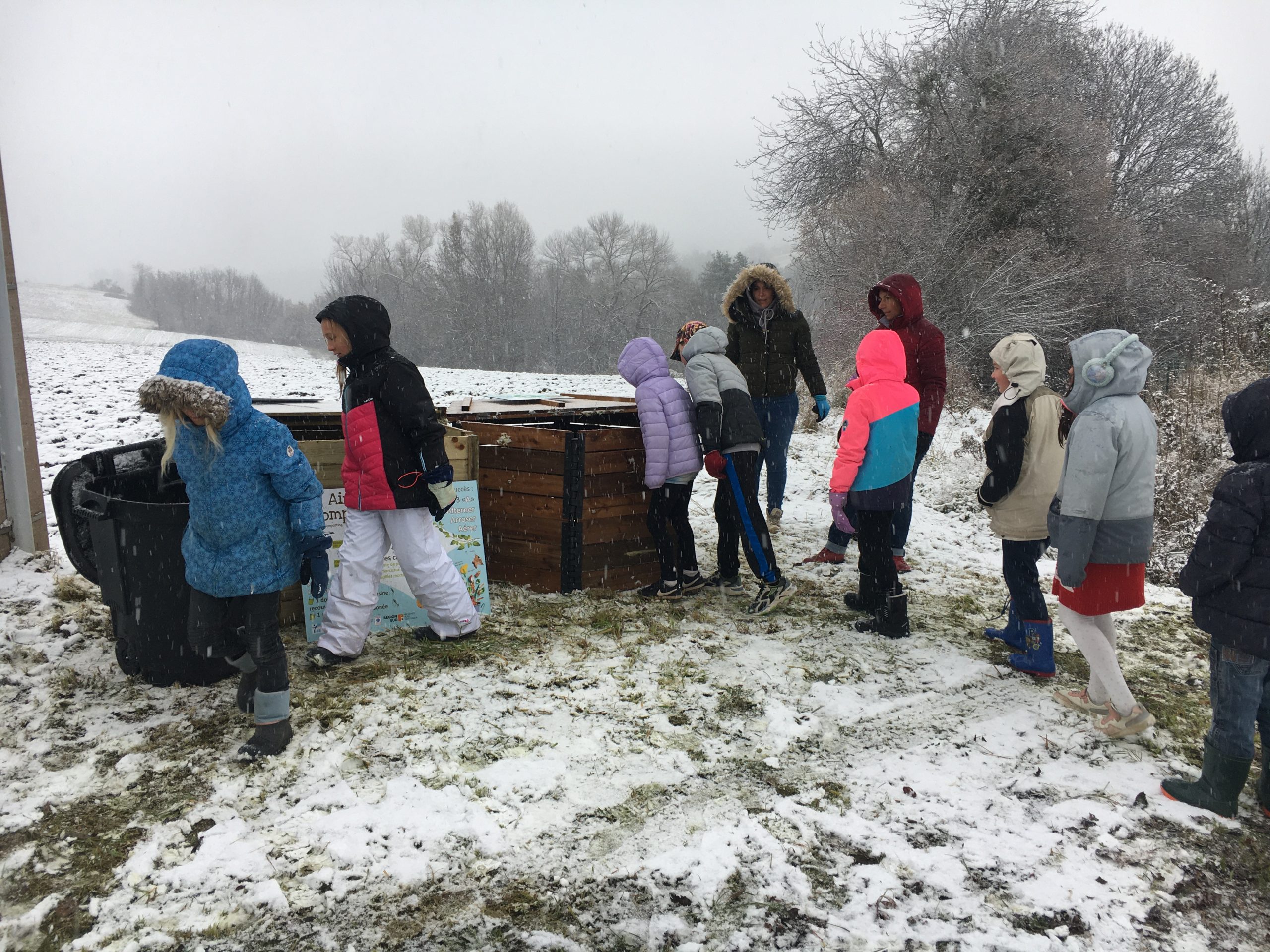 Vidages, ateliers et goûter compost