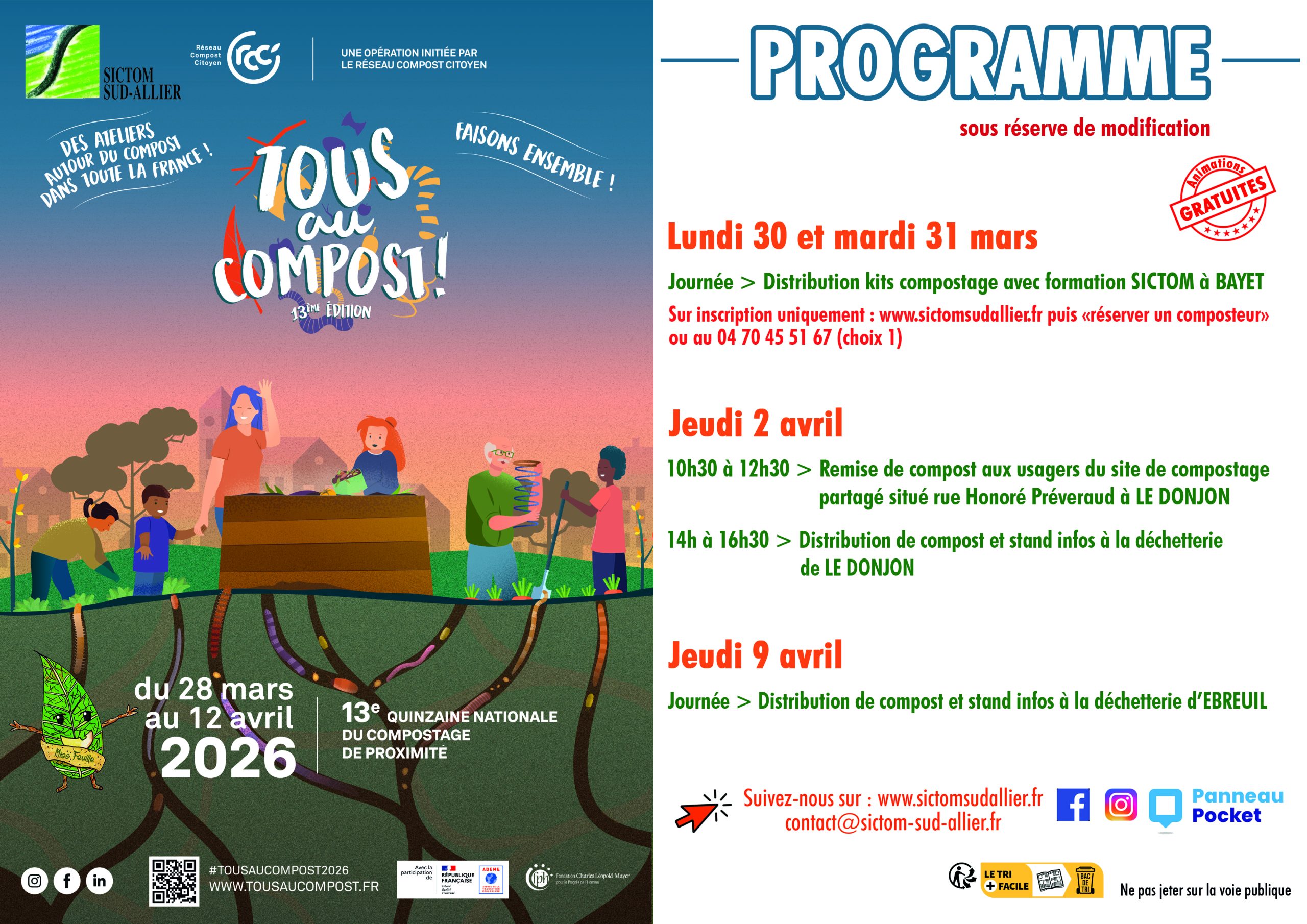 Remise du compost aux usagers