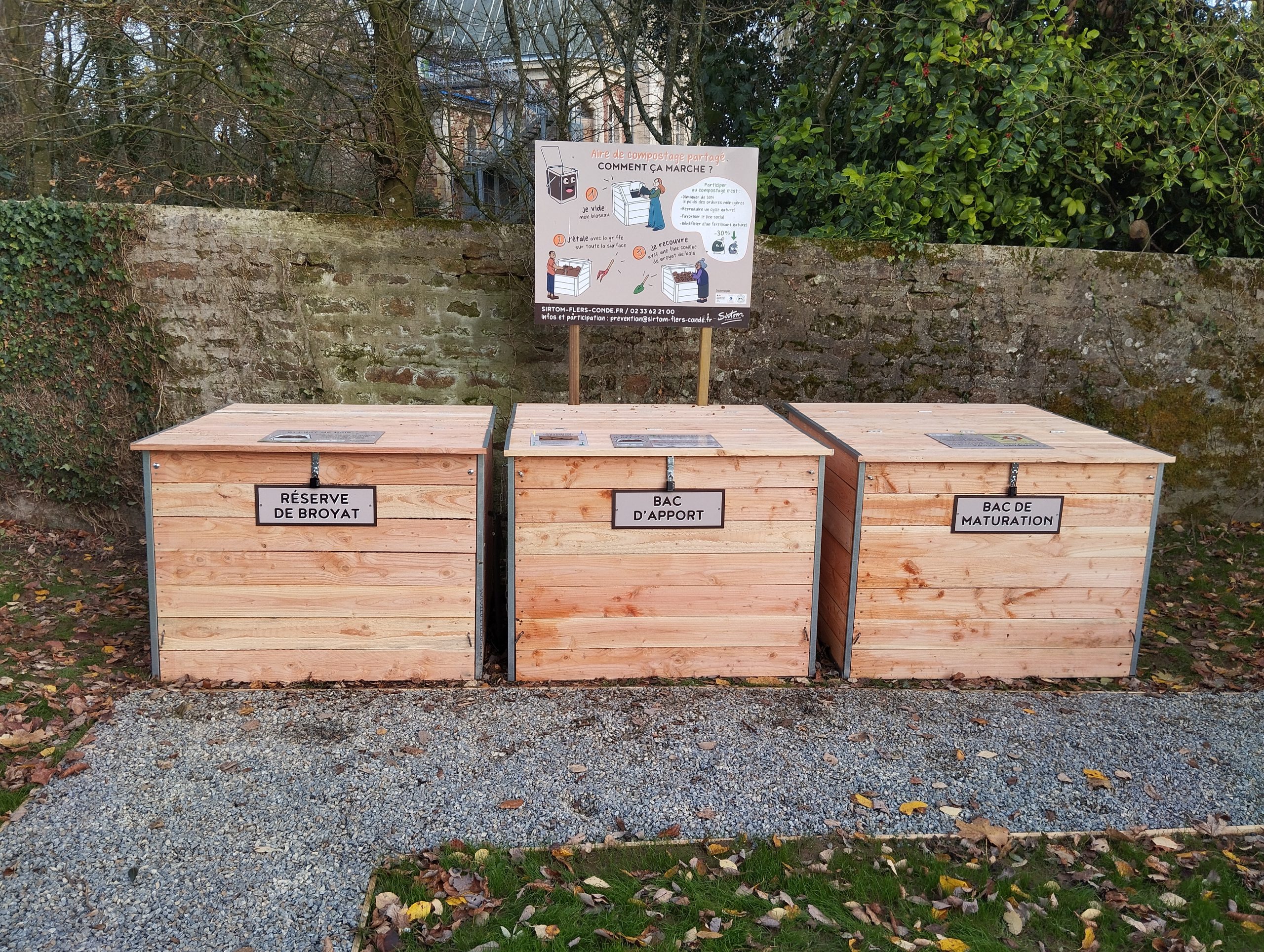 Inauguration site de compostage autonome